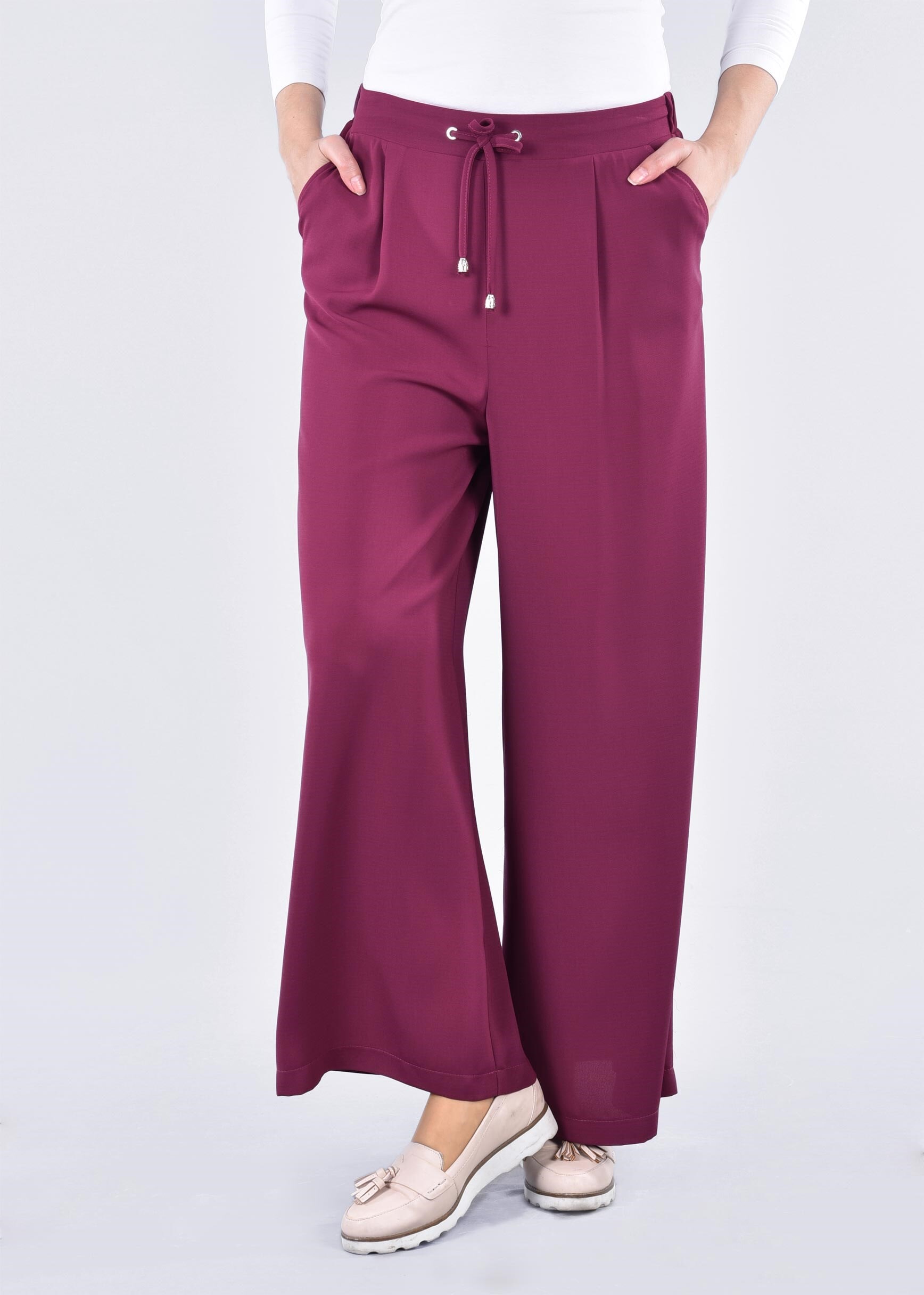 Tesettür giyim FUŞYA 7126 7938 PANTOLON 38/46 TEK36