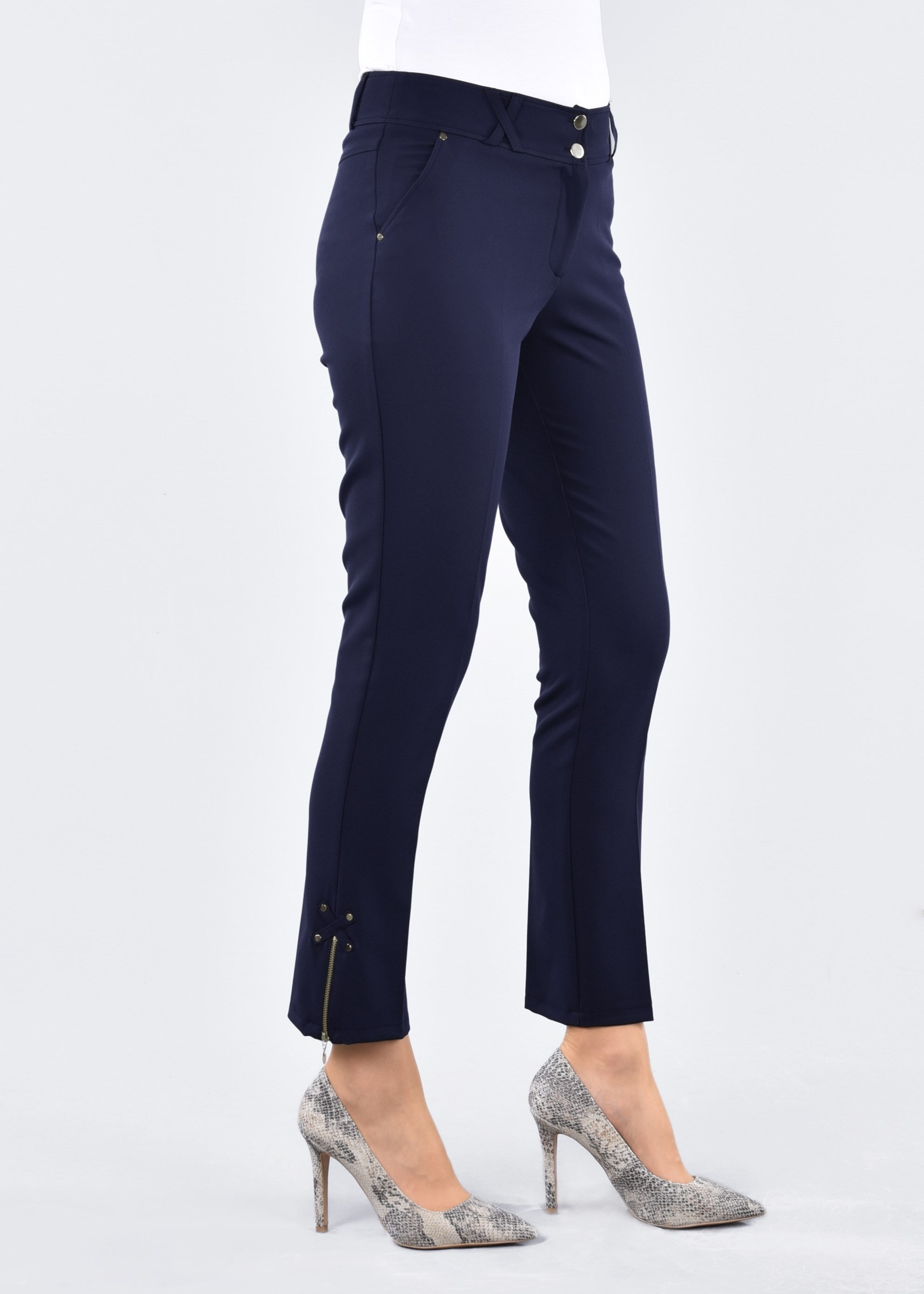 Tesettür giyim LACİVERT 7127 ZOOM PANTOLON 38/46 TEK40