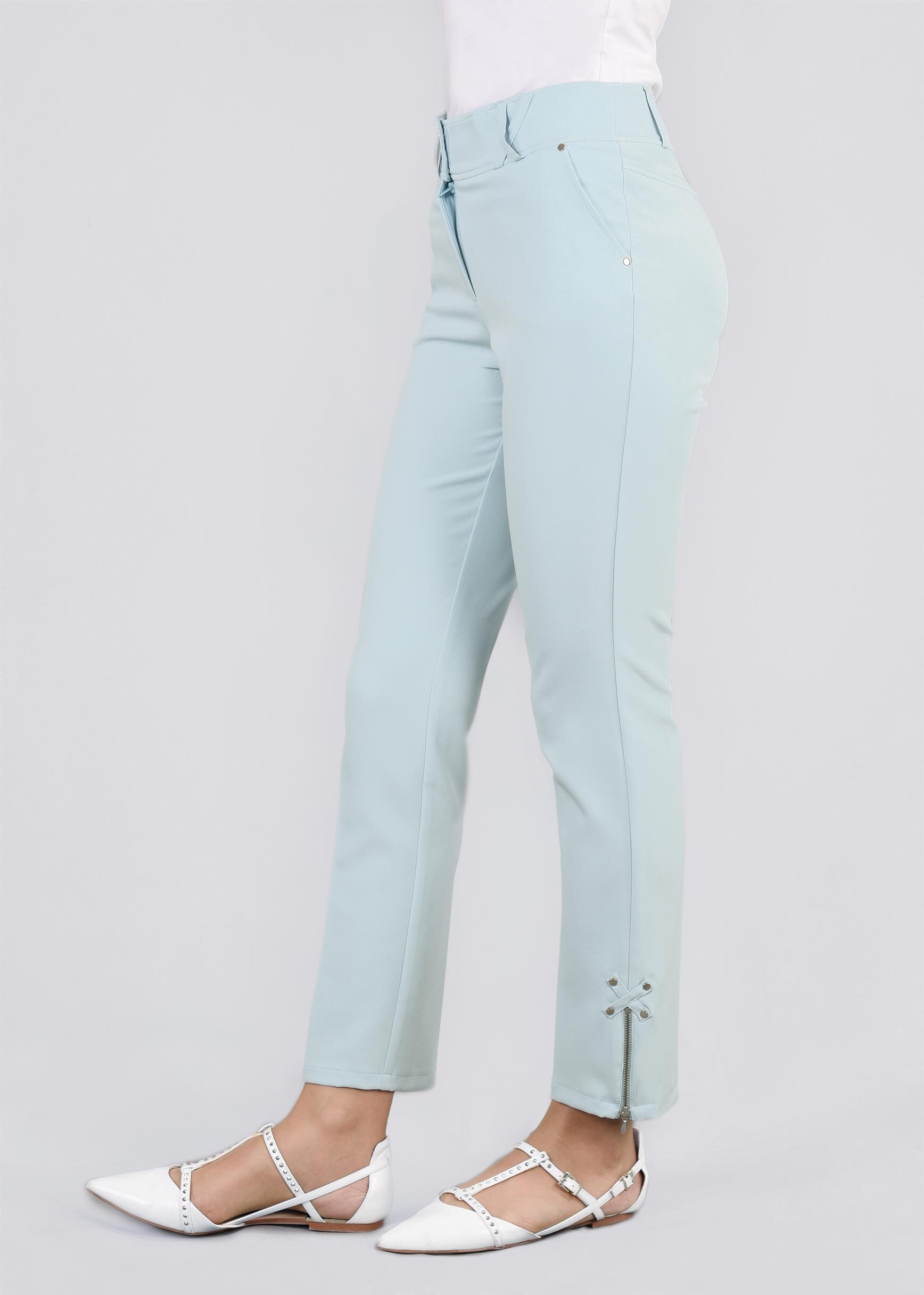 Tesettür giyim MAVİ 7127 ZOOM PANTOLON 38/46 TEK40