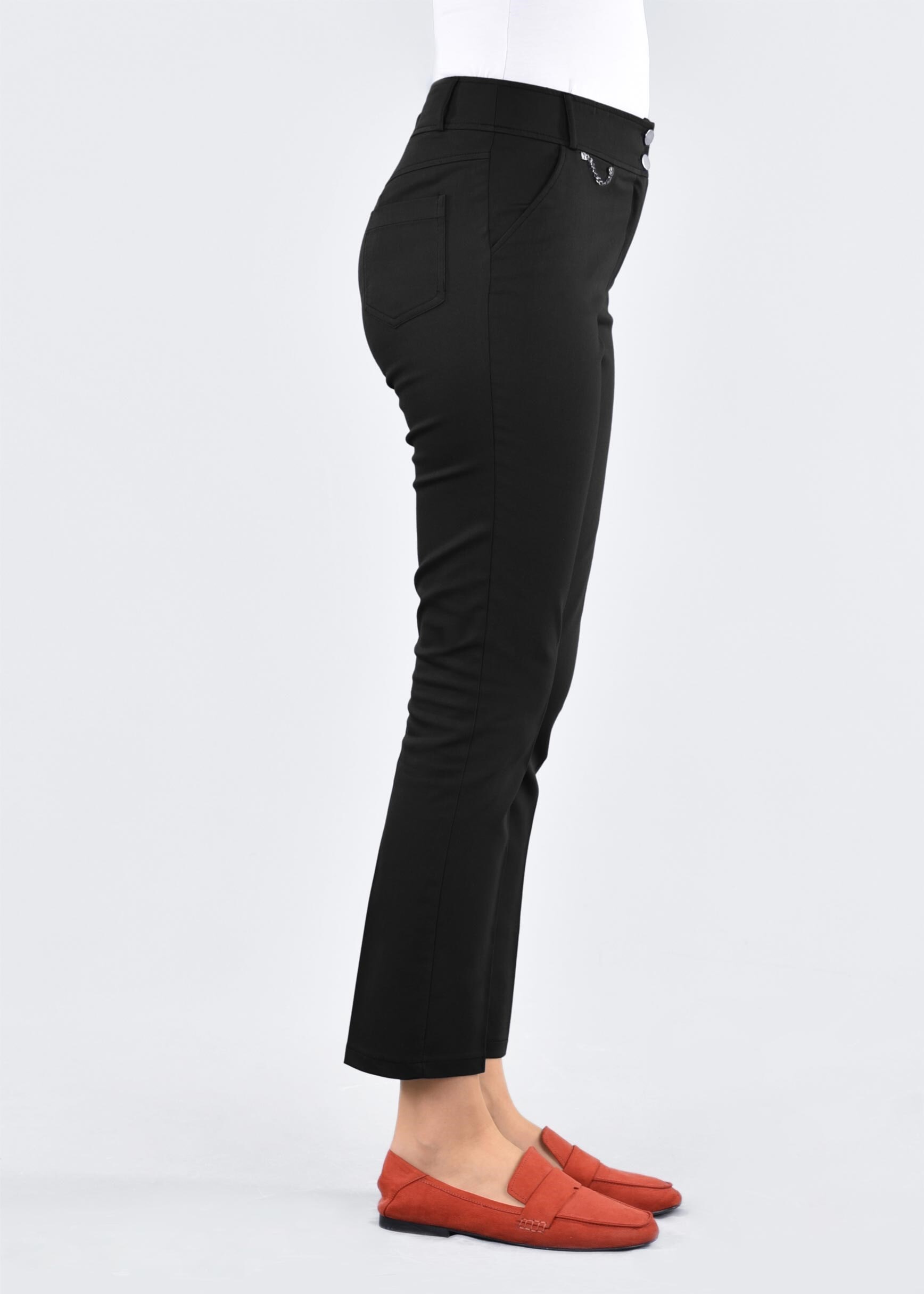 Tesettür giyim SİYAH 7129 17374 PANTOLON 38/46