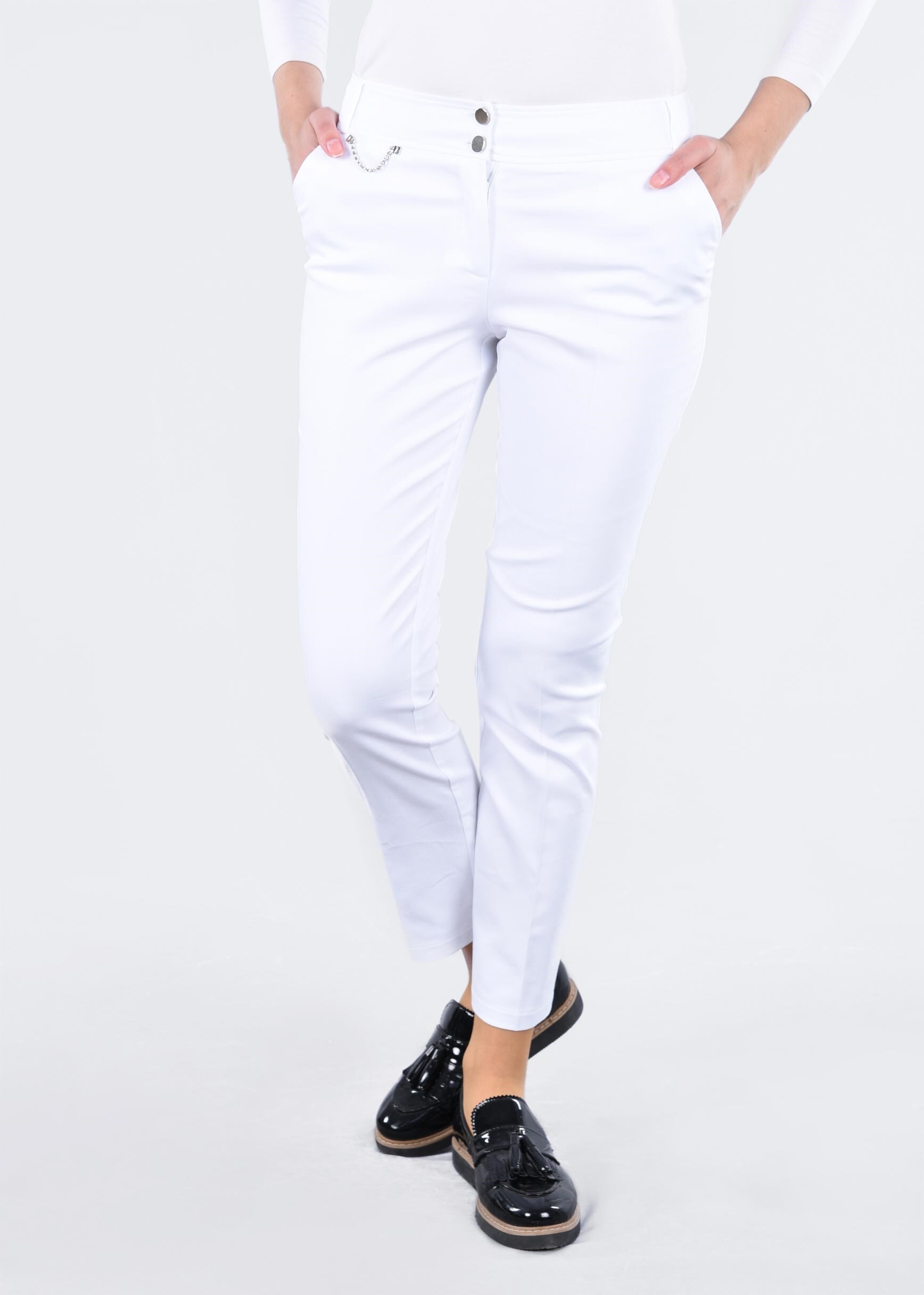 Tesettür giyim BEYAZ 7129 17374 PANTOLON 38/46