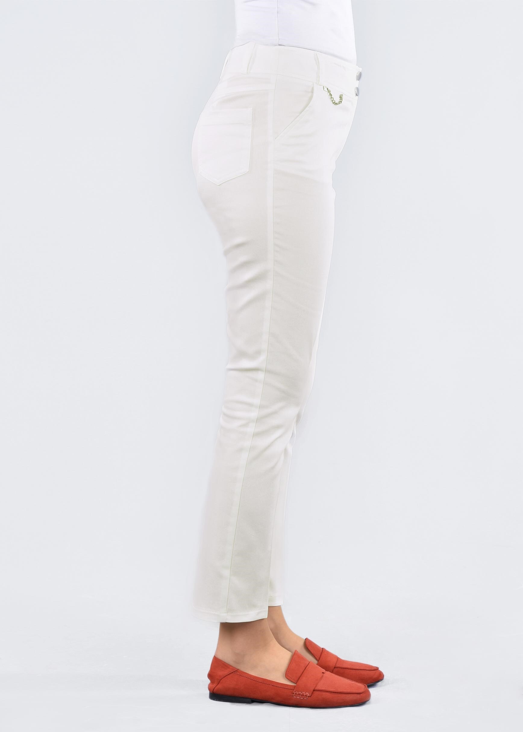 Tesettür giyim BEYAZ 7129 17374 PANTOLON 38/46