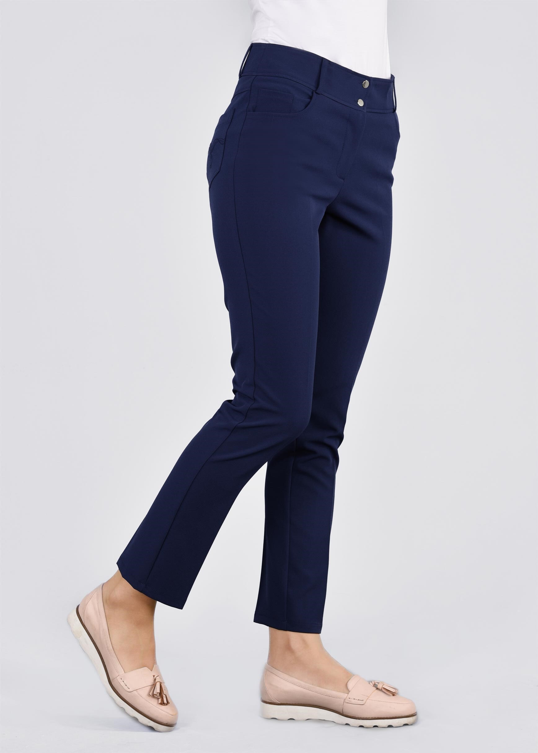 Tesettür giyim LACİVERT 7130 ZOOM PANTOLON 38/46 TEK40-36