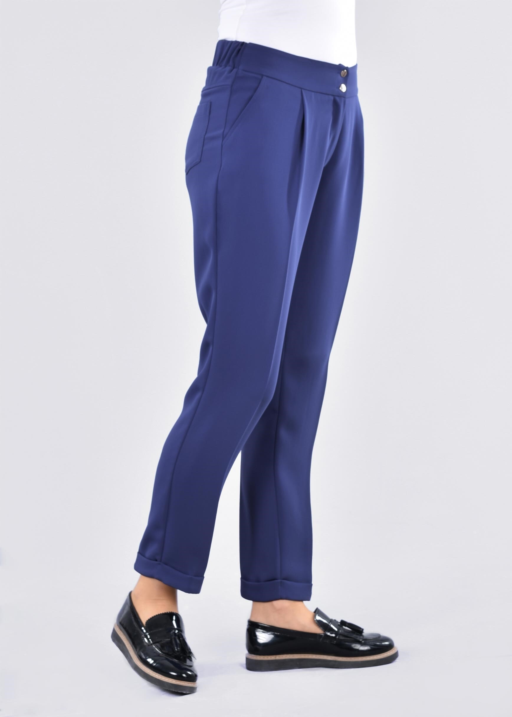 Tesettür giyim LACİVERT 7131 ADRİNA 55587 PANTOLON 38/46 TEK40