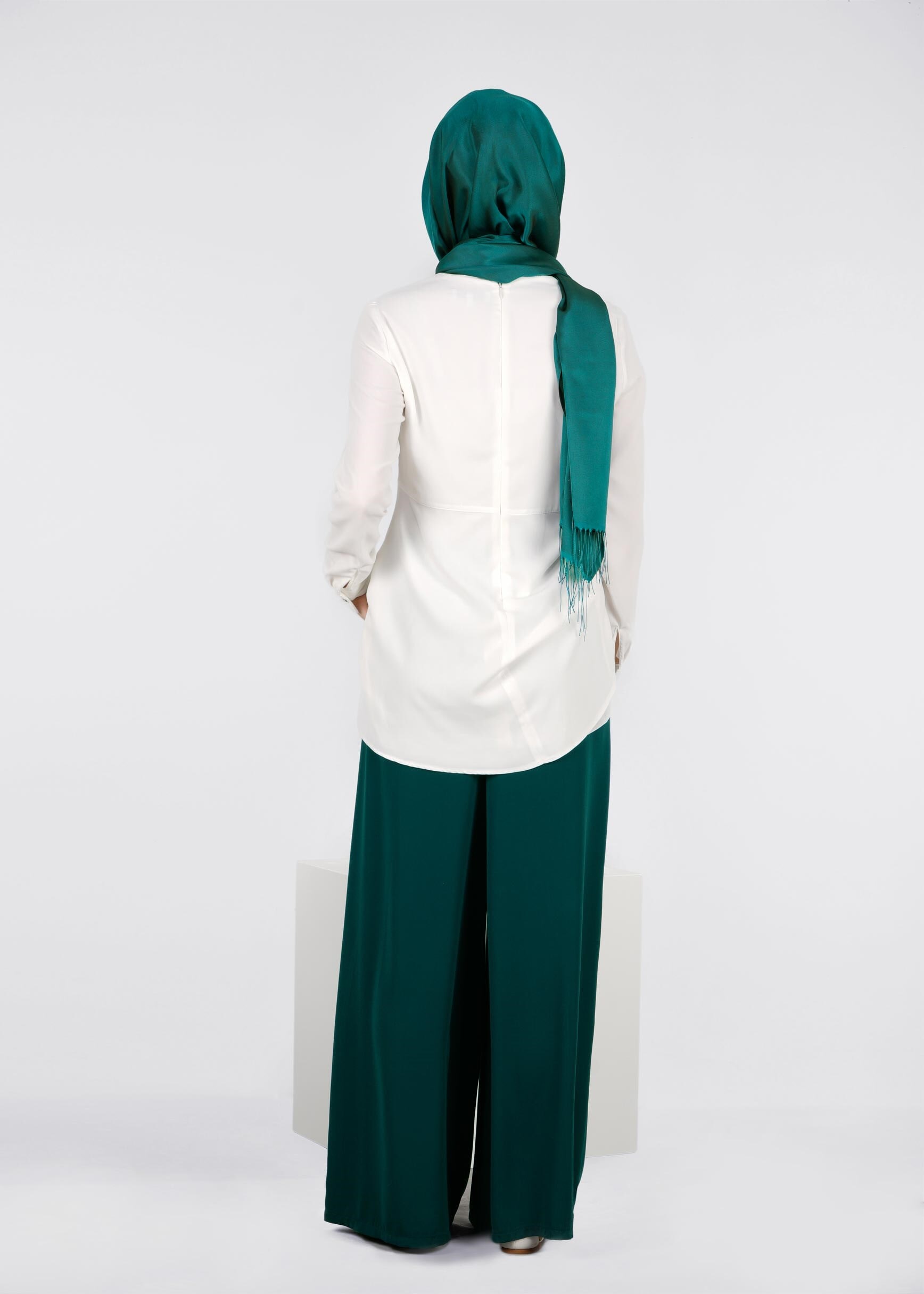 Tesettür giyim MAVİ 7133 SUDE 7011 PANTOLON 38/46 TEK40