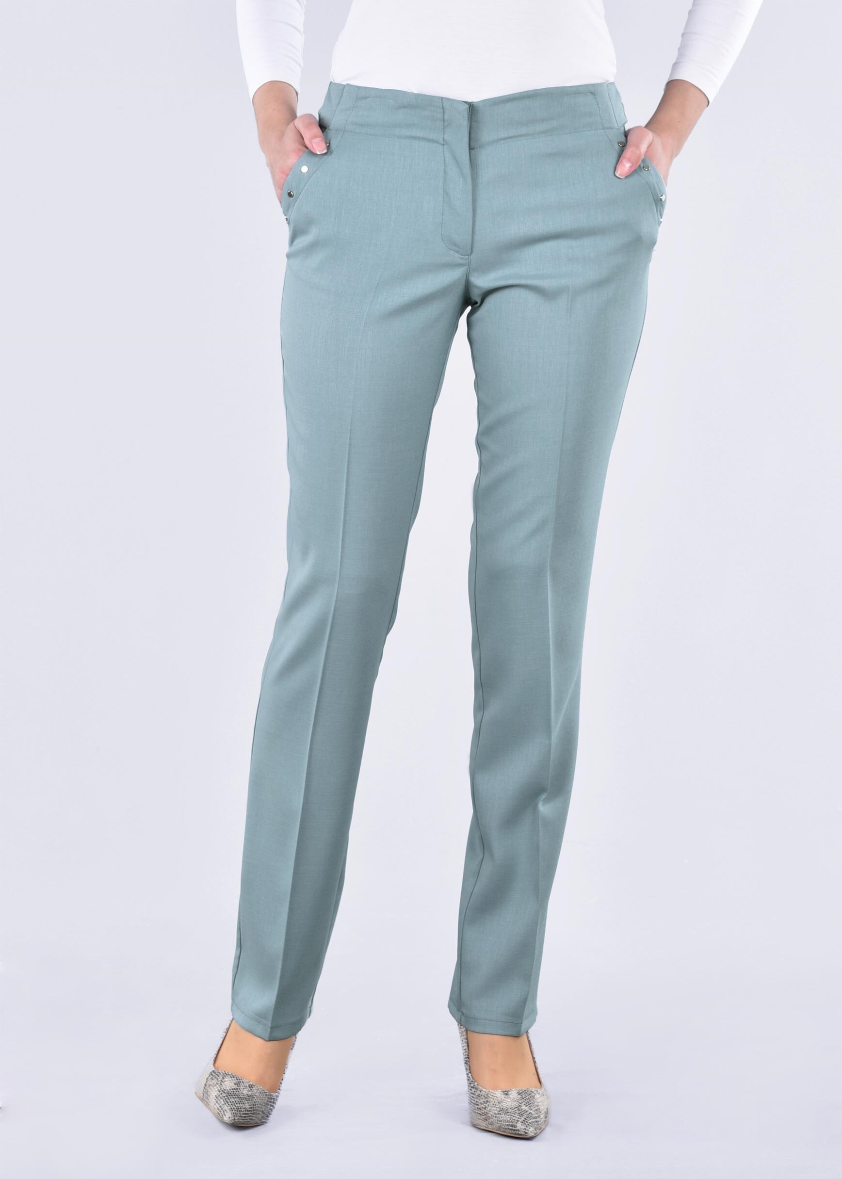 Tesettür giyim MAVİ 7136 STİL 8563 PANTOLON 38/46 TEK42