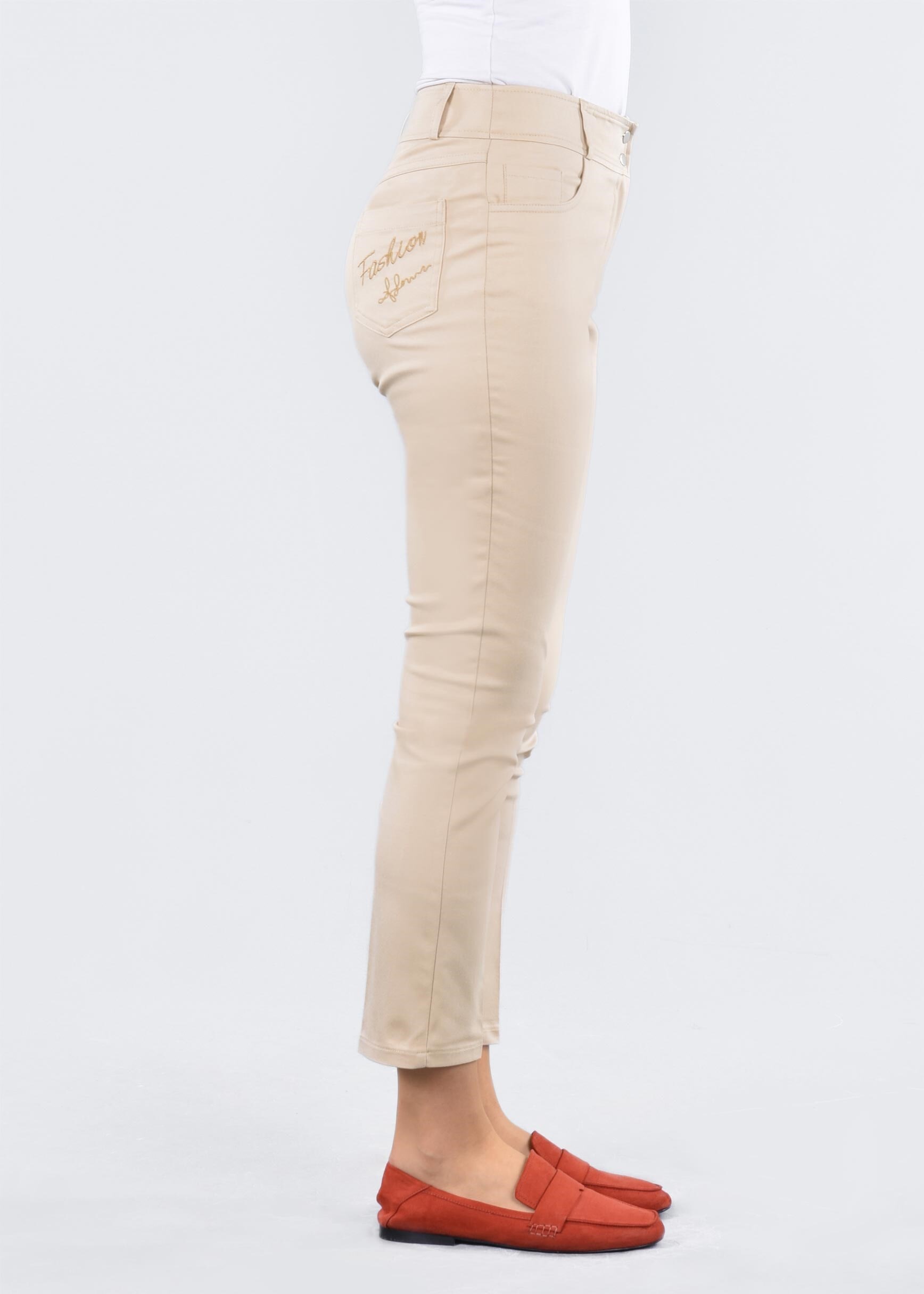 Tesettür giyim BEJ 7137 UMAY 3404 PANTOLON 38/46 TEK42