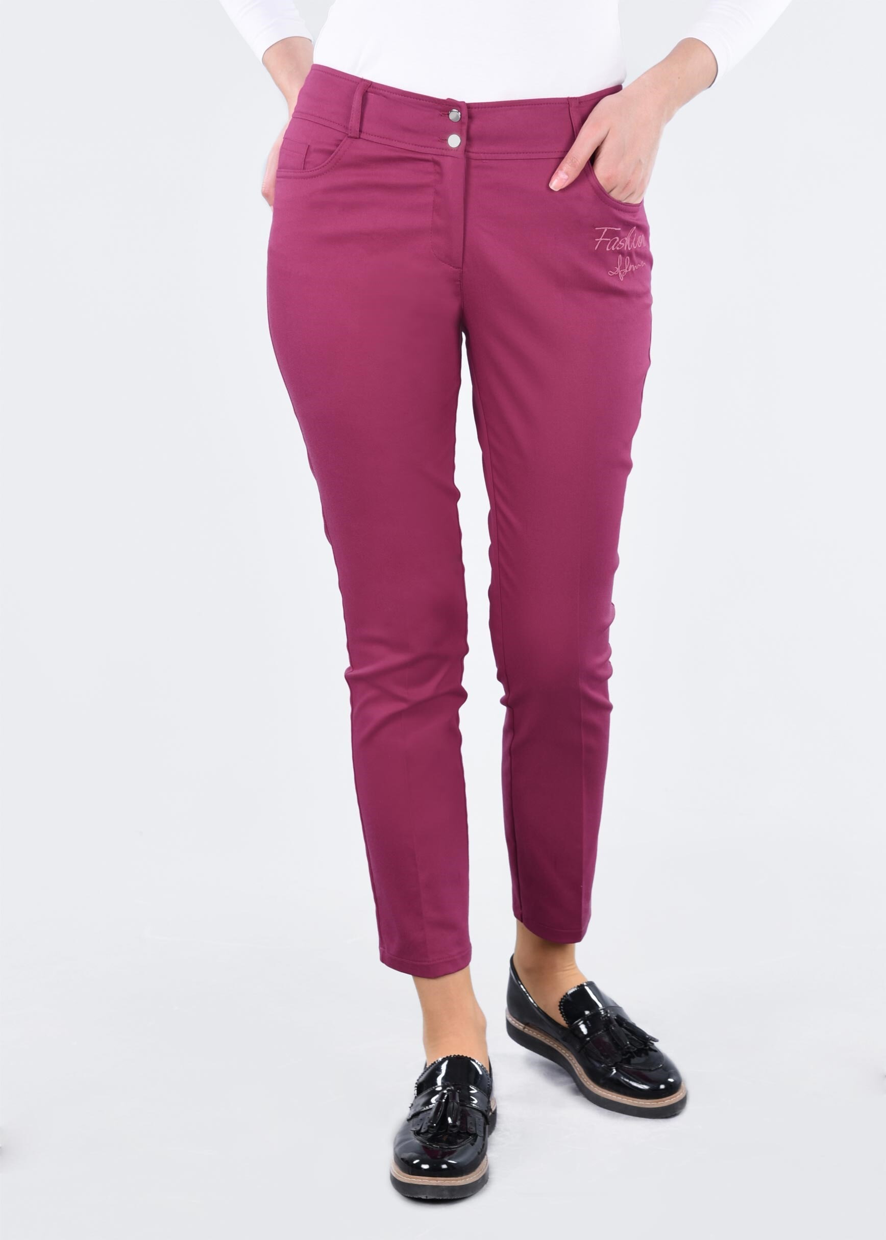 Tesettür giyim FUŞYA 7137 UMAY 3404 PANTOLON 38/46 TEK42