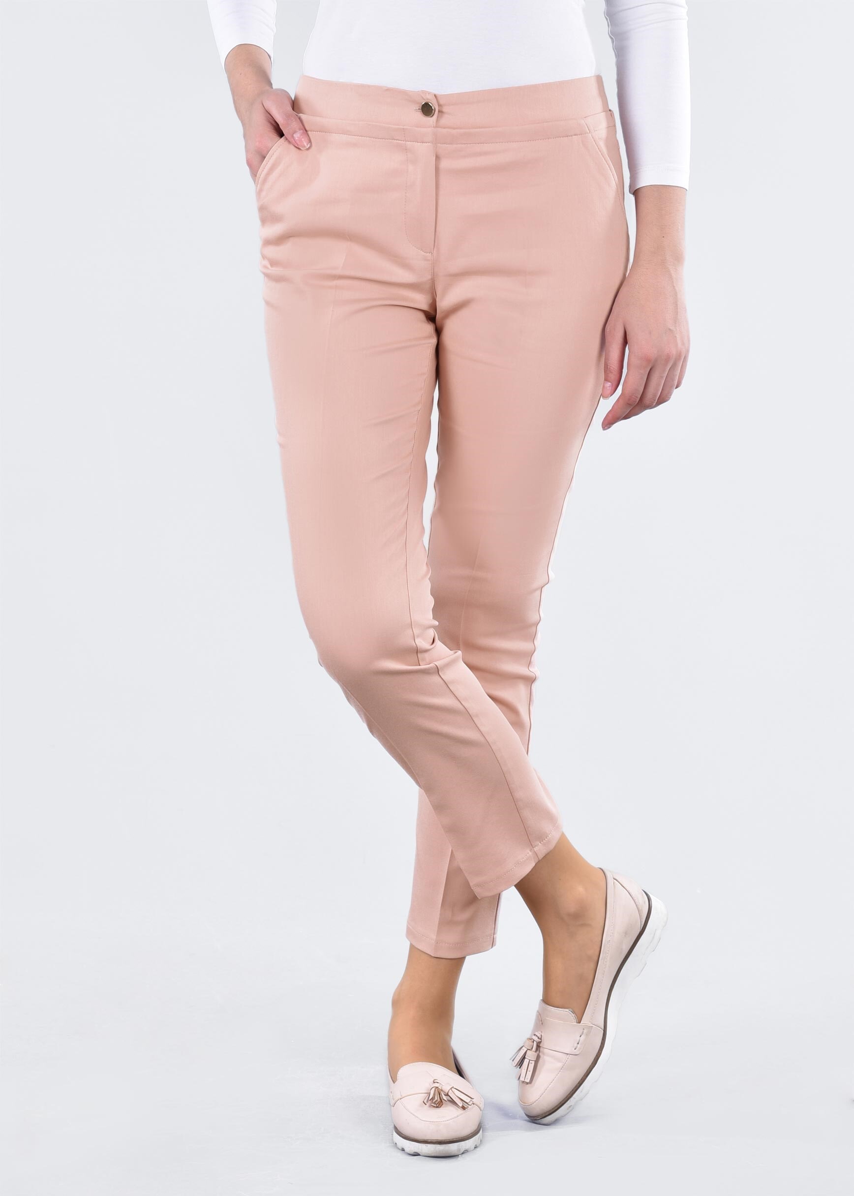 Tesettür giyim PUDRA 7138 17374 PANTOLON 36/44 TEK40