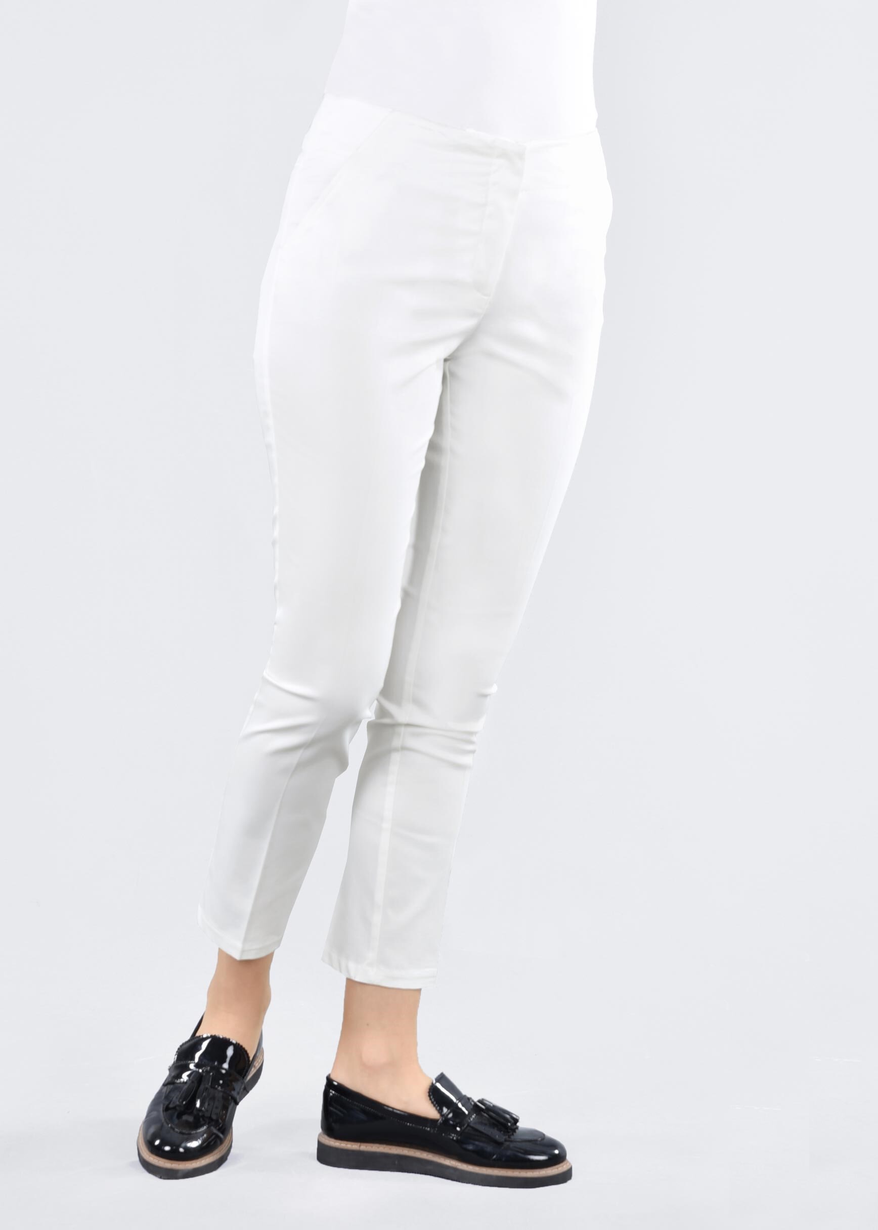 Tesettür giyim BEYAZ 7139 15666 PANTOLON 40/48 TEK38