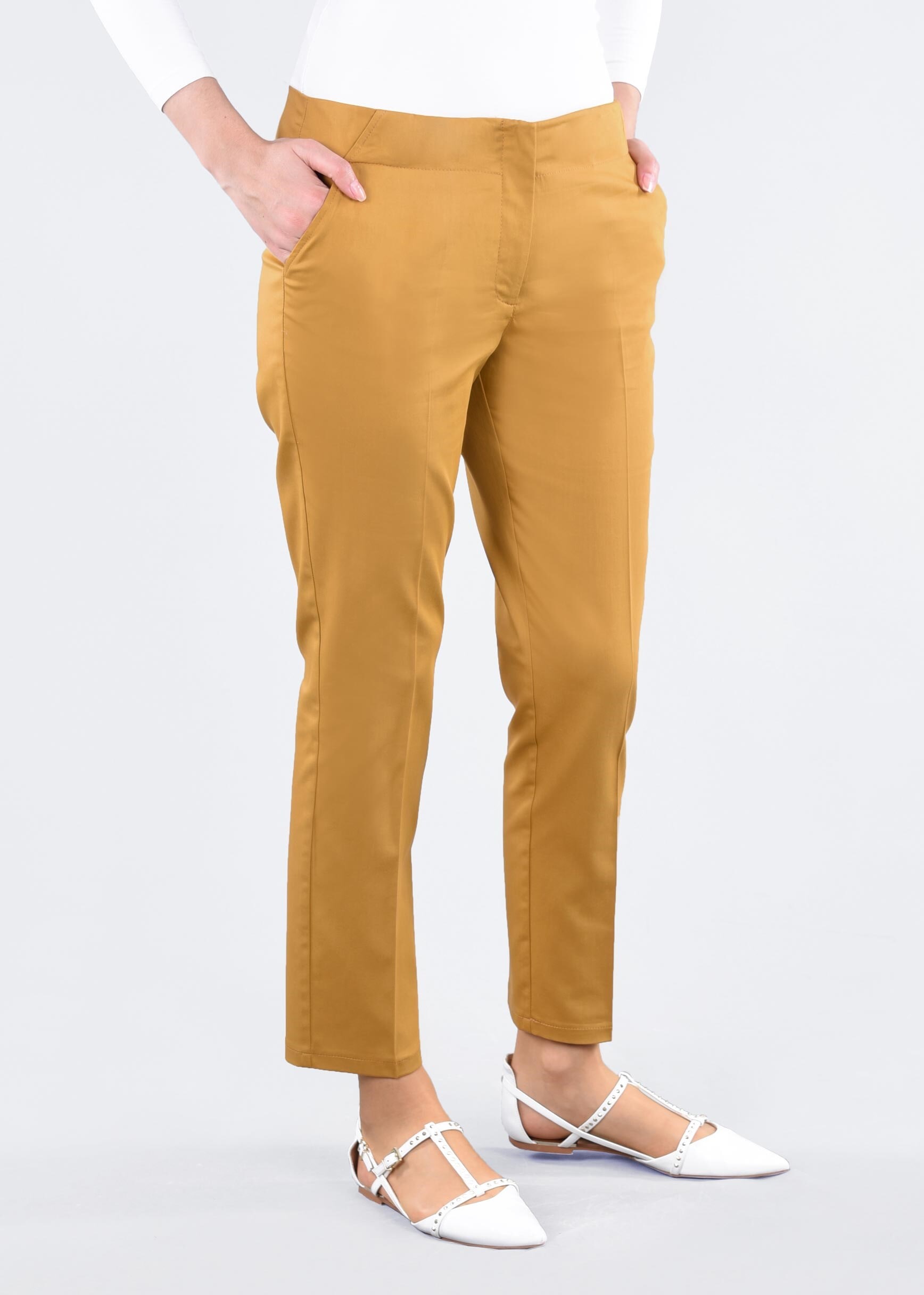 Tesettür giyim SARI 7139 15666 PANTOLON 40/48 TEK38