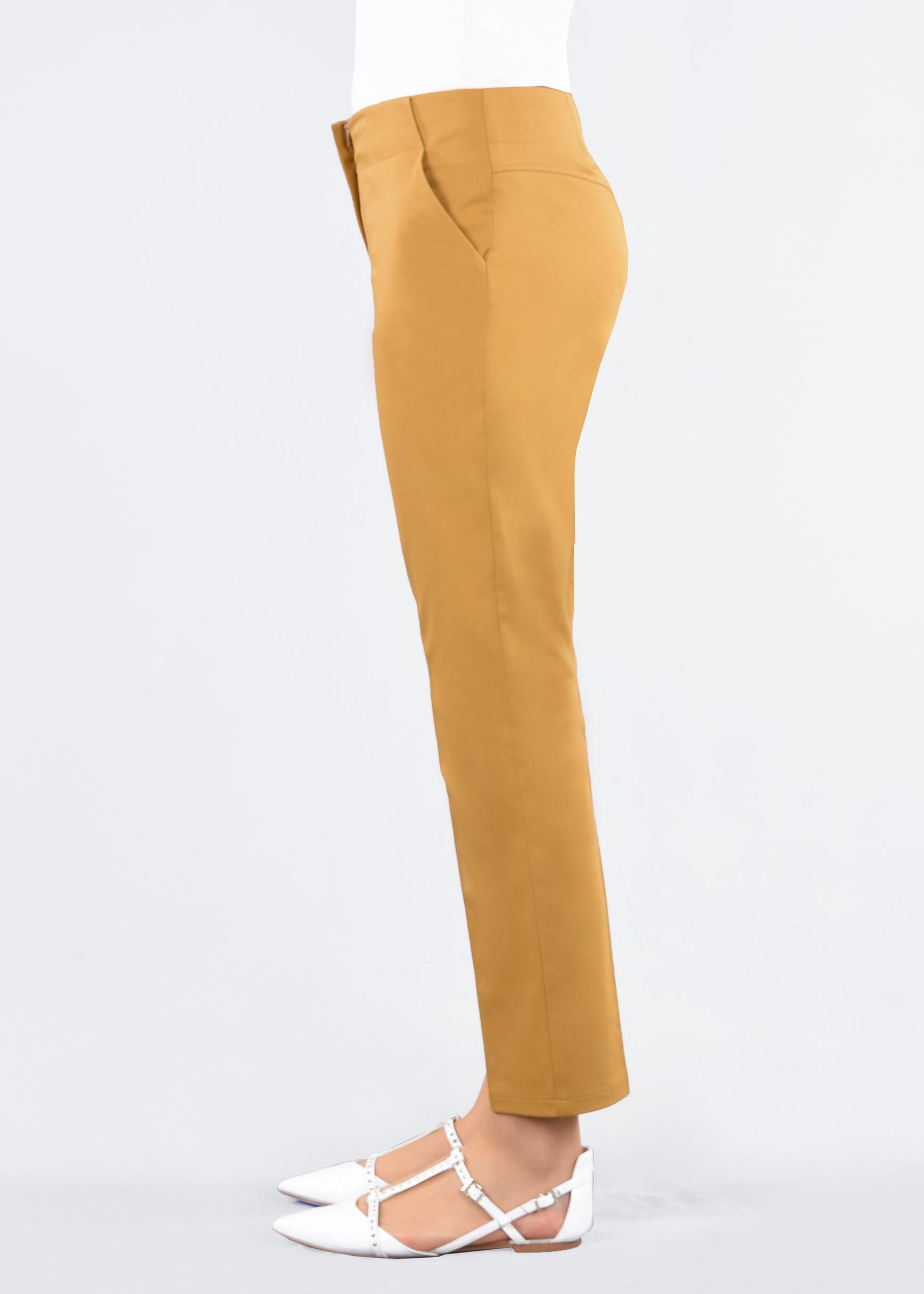 Tesettür giyim SARI 7139 15666 PANTOLON 40/48 TEK38