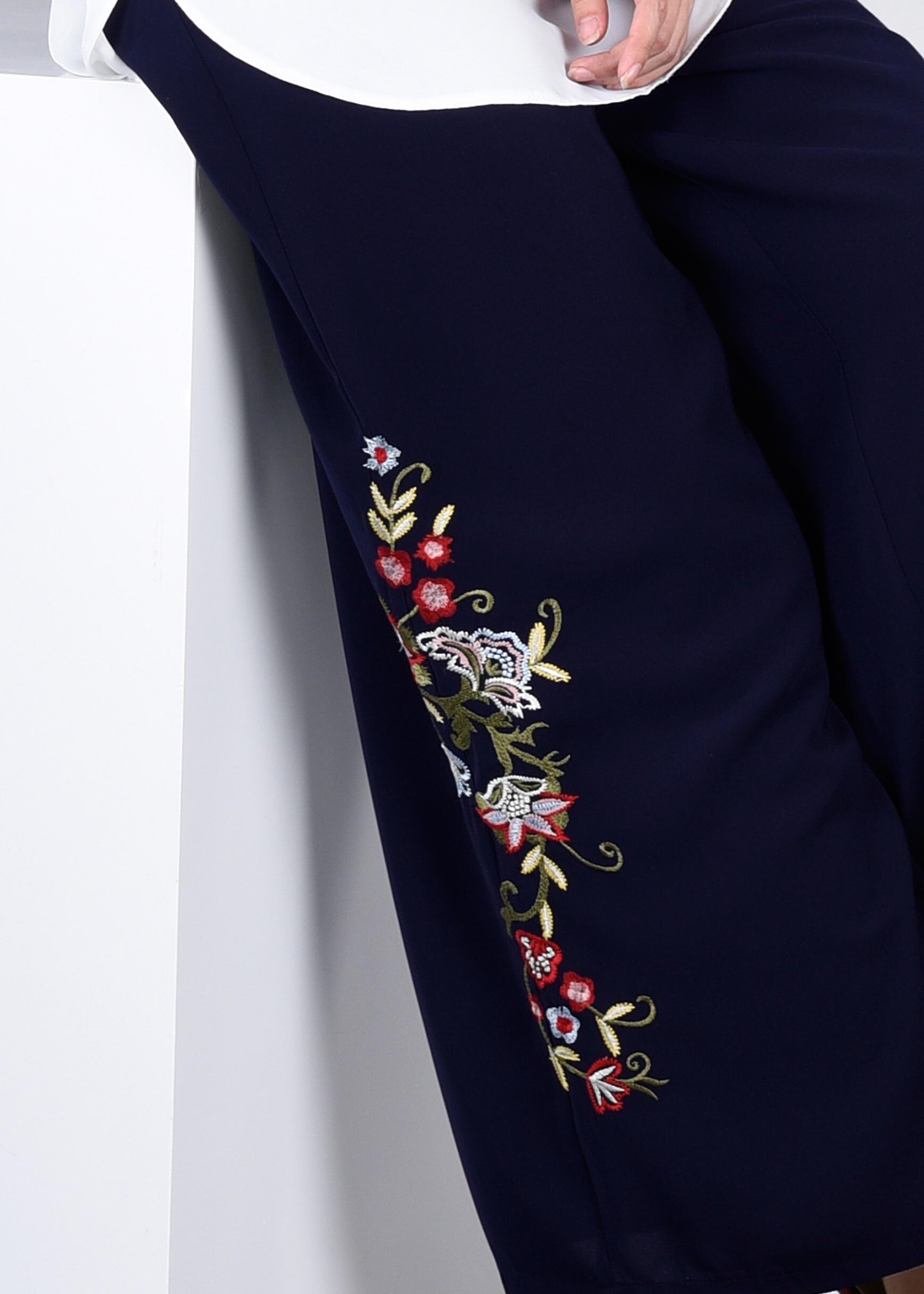 Tesettür giyim LACİVERT 7147 ULUDAĞ PANTOLON 36/46 TEK40