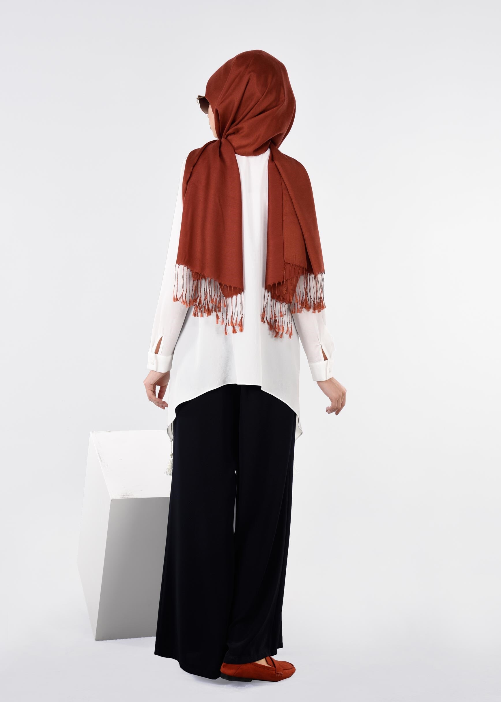 Tesettür giyim LACİVERT 7149 ALEYNA PANTOLON 38/48 TEK40