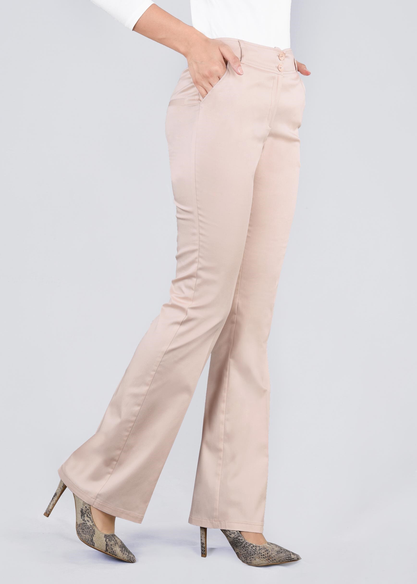 Tesettür giyim BEJ 7153 TWİSTY PANTOLON 38/46 TEK40