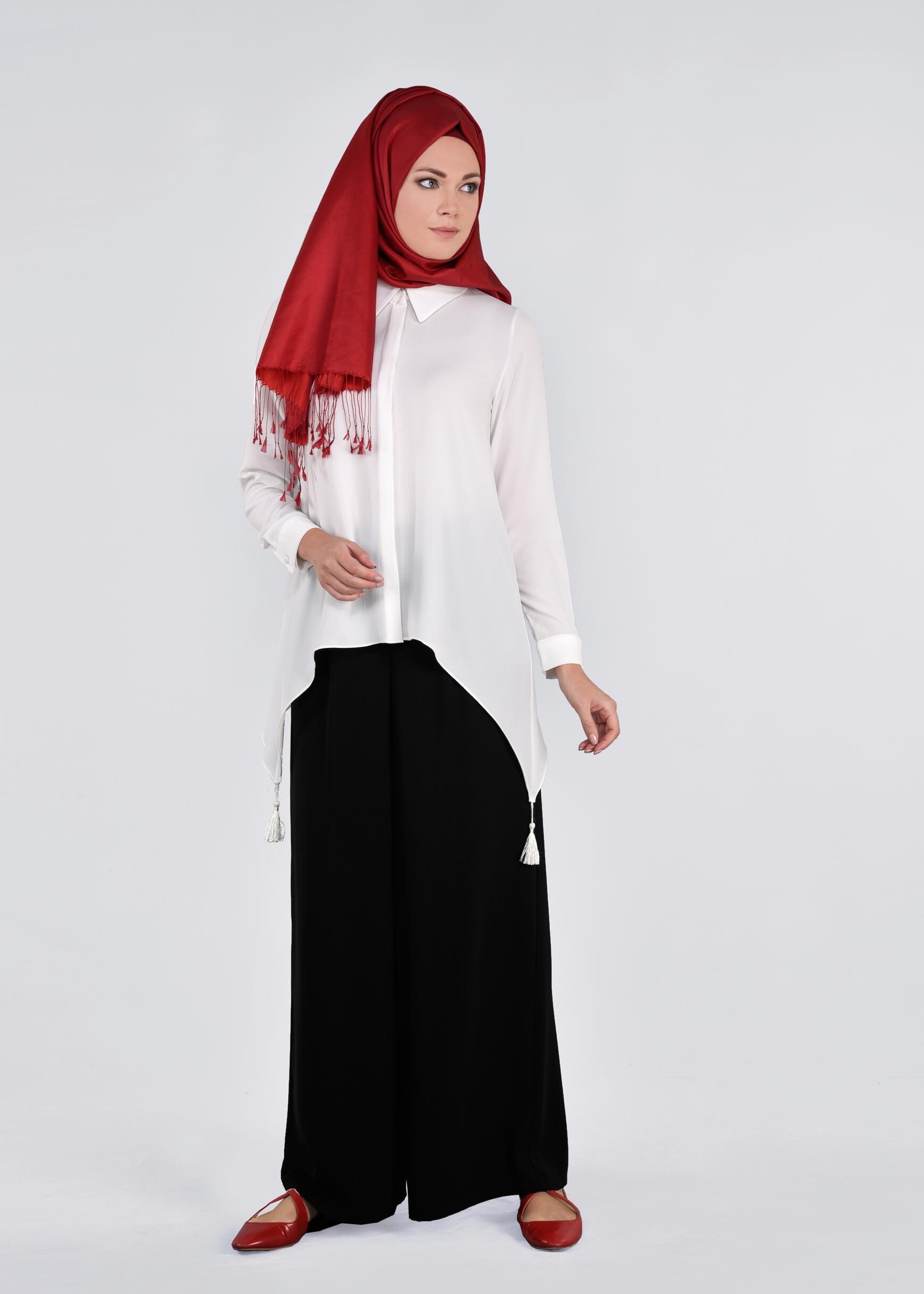 Tesettür giyim SİYAH 7154 DİMA PANTOLON 38/46TEK36