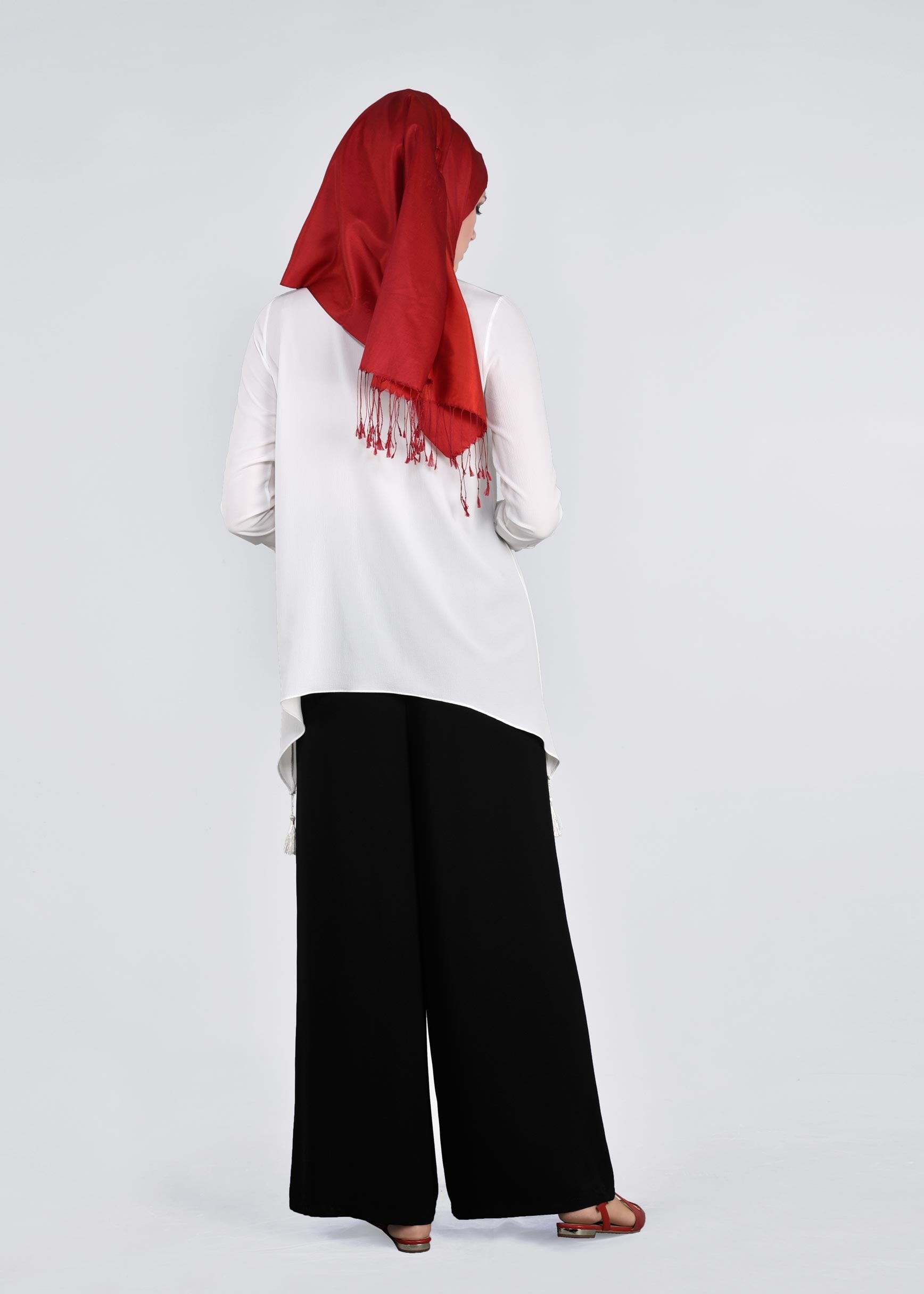 Tesettür giyim SİYAH 7154 DİMA PANTOLON 38/46TEK36