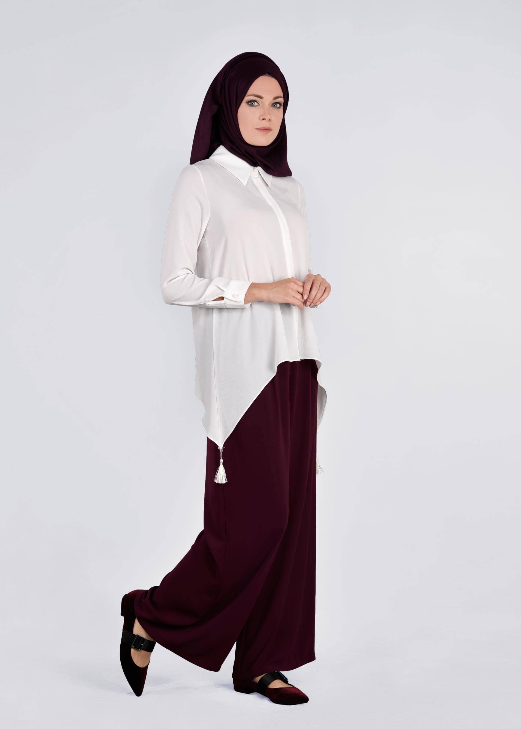 Tesettür giyim MÜRDÜM 7154 DİMA PANTOLON 38/46TEK36