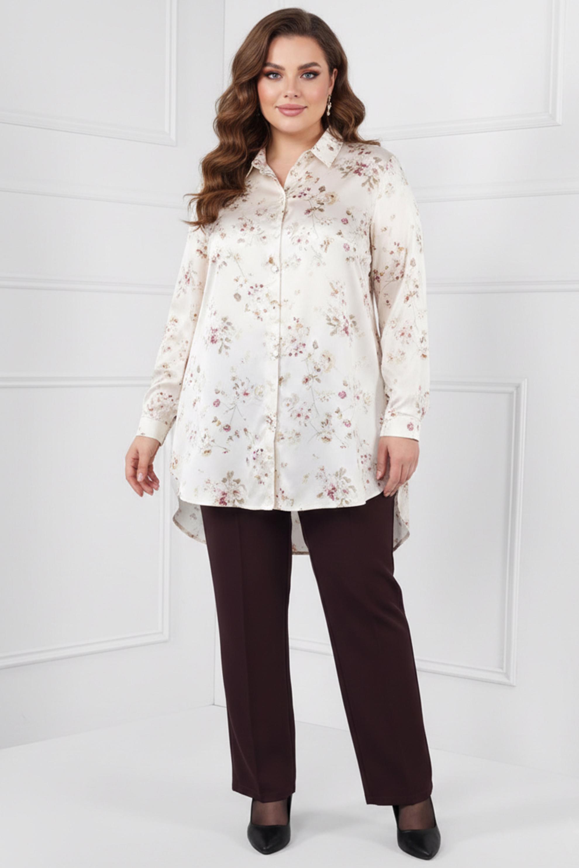 Tesettür giyim MÜRDÜM DÜZ KESİM PANTOLON 7157