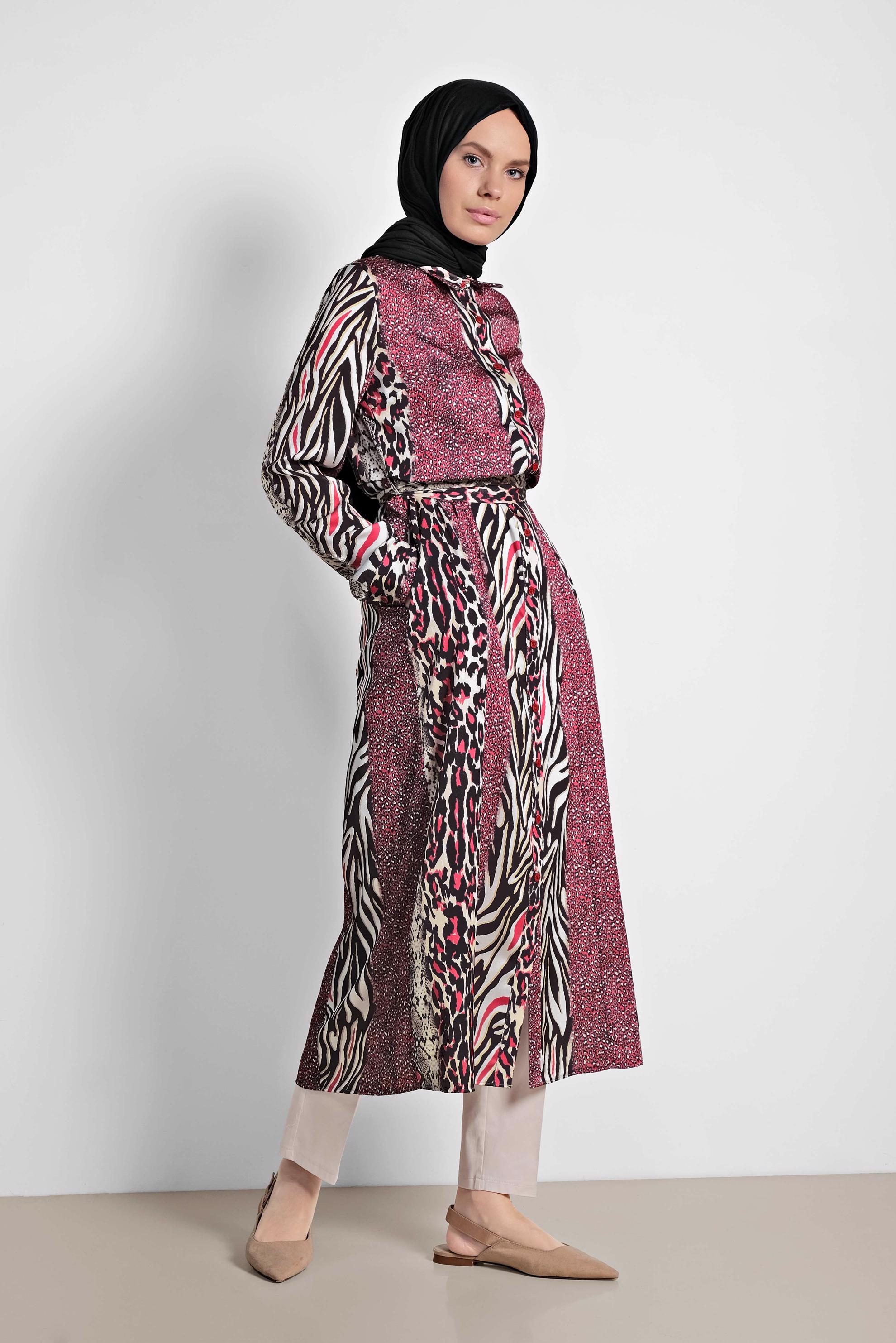 Tesettür giyim BEJ 7159 TWİSTY PANTOLON 38/46 TEK36