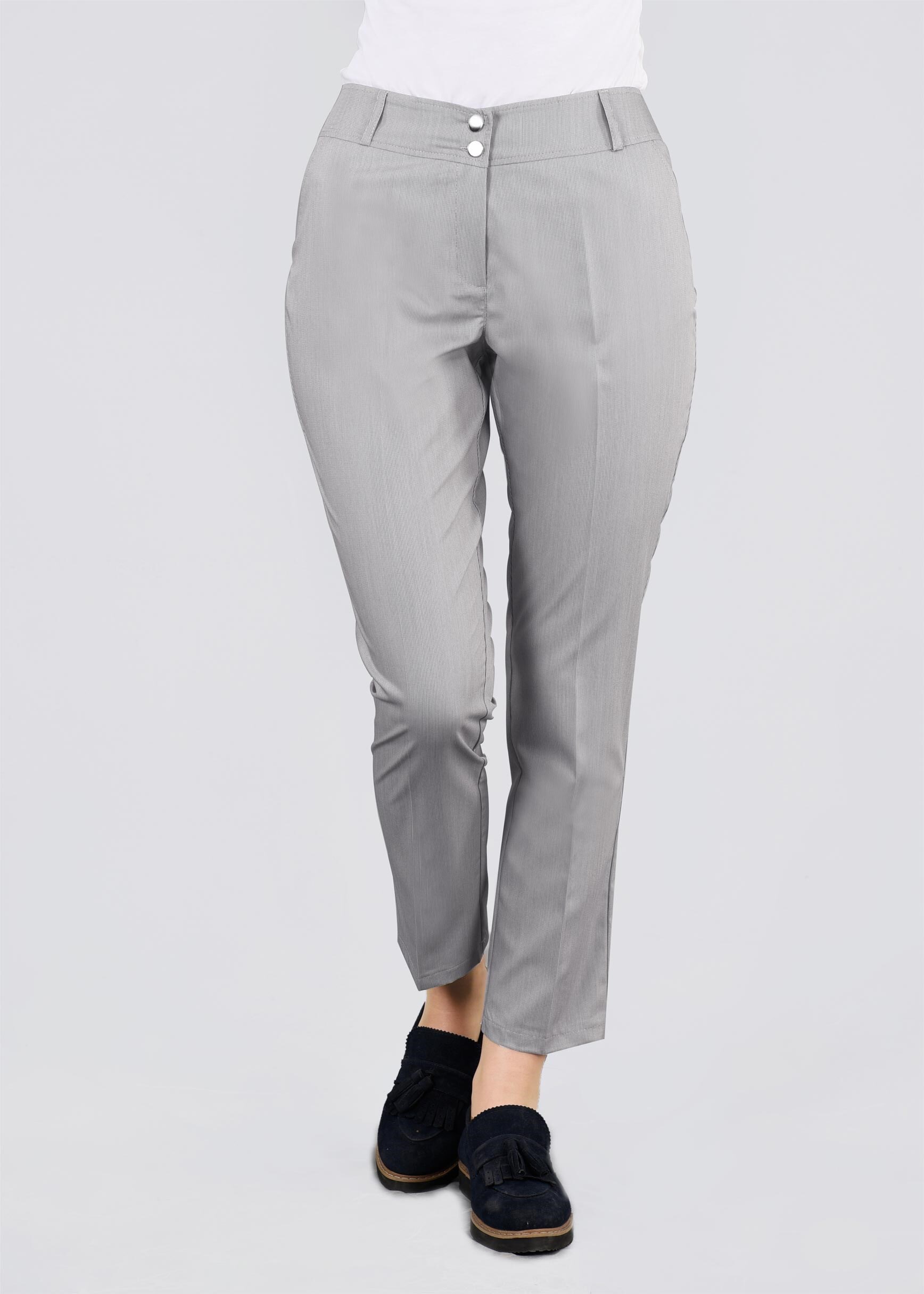 Tesettür giyim GRİ 7169 DELTA 11290 PANTOLON 40/48 TEK38