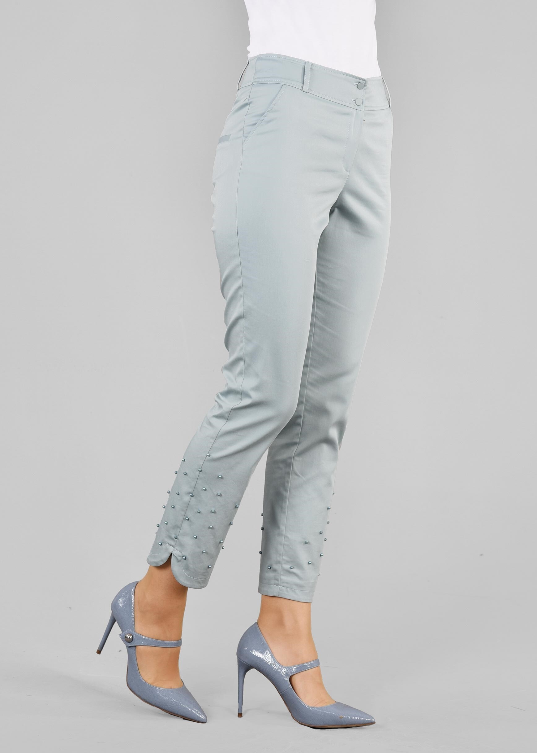 Tesettür giyim MAVİ 7171 15666 PANTOLON 38/46