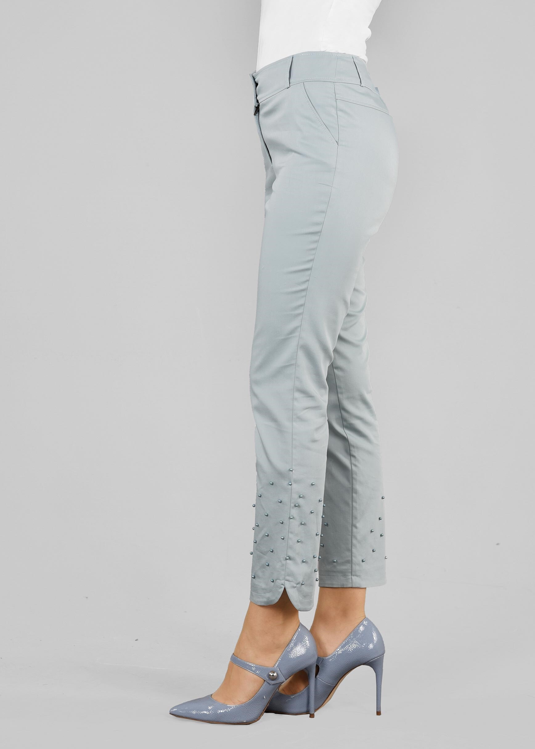 Tesettür giyim MAVİ 7171 15666 PANTOLON 38/46