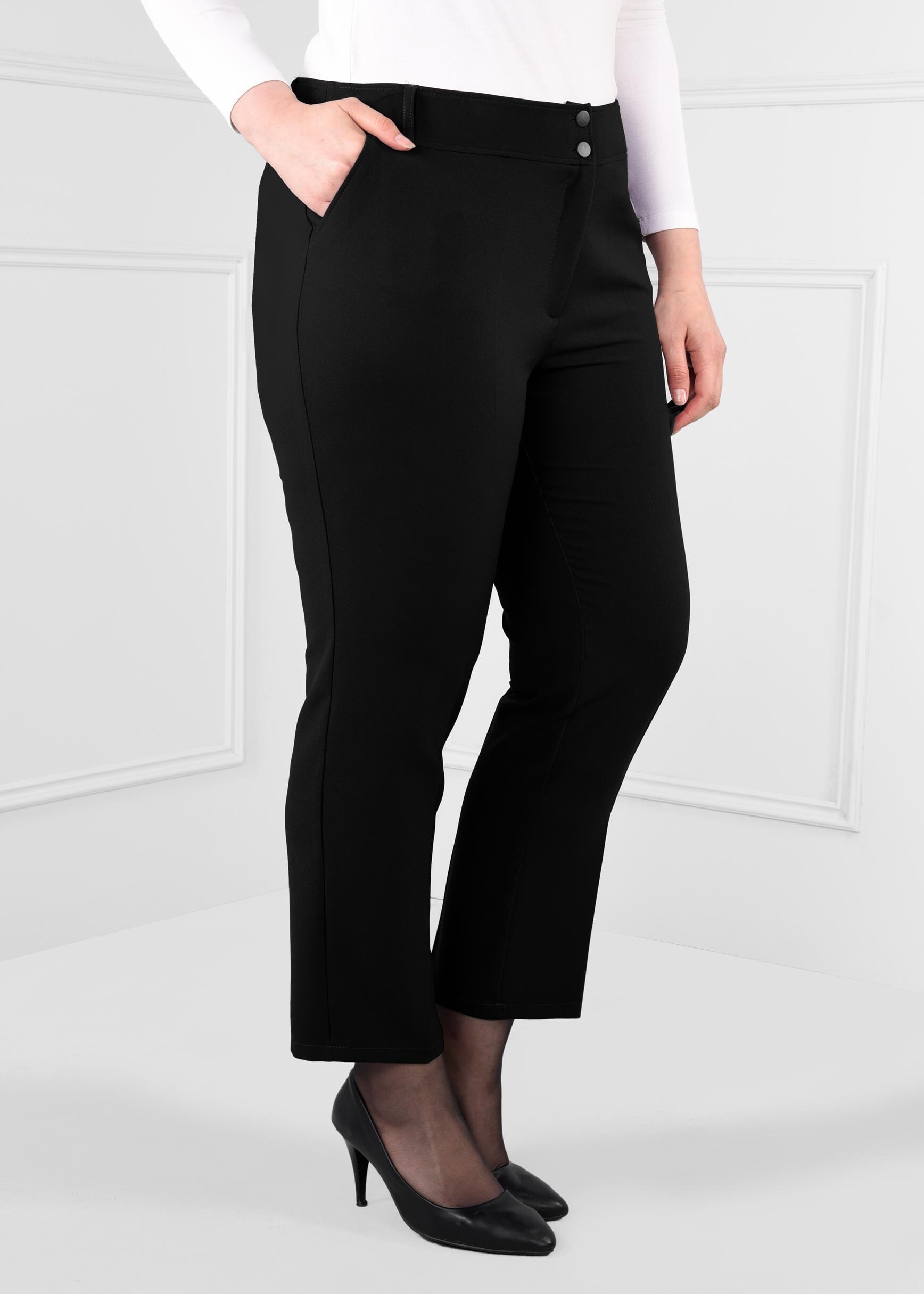 Tesettür giyim SİYAH 7176 43865 PANTOLON 44/52 TEK42