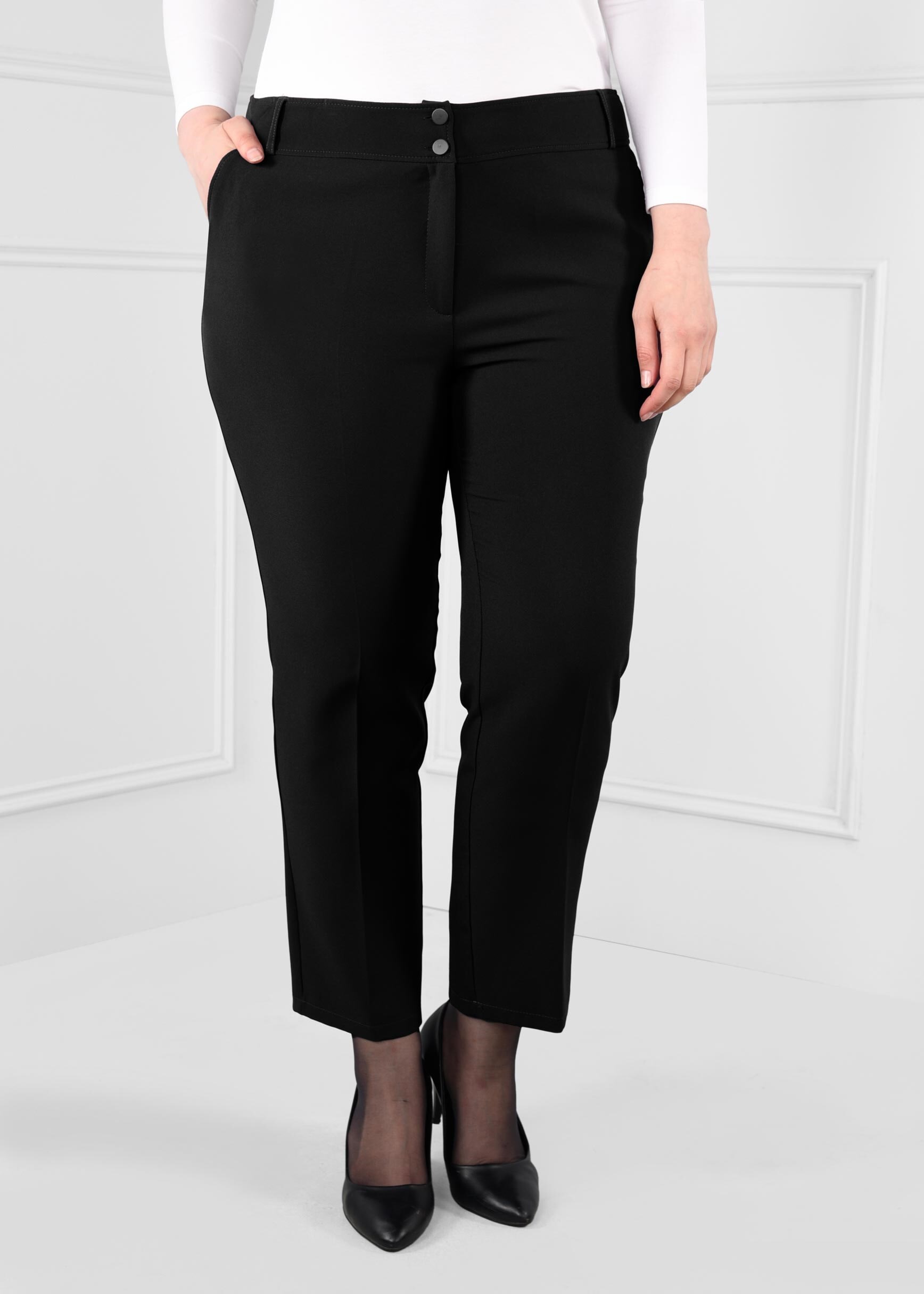 Tesettür giyim SİYAH 7176 43865 PANTOLON 44/52 TEK42