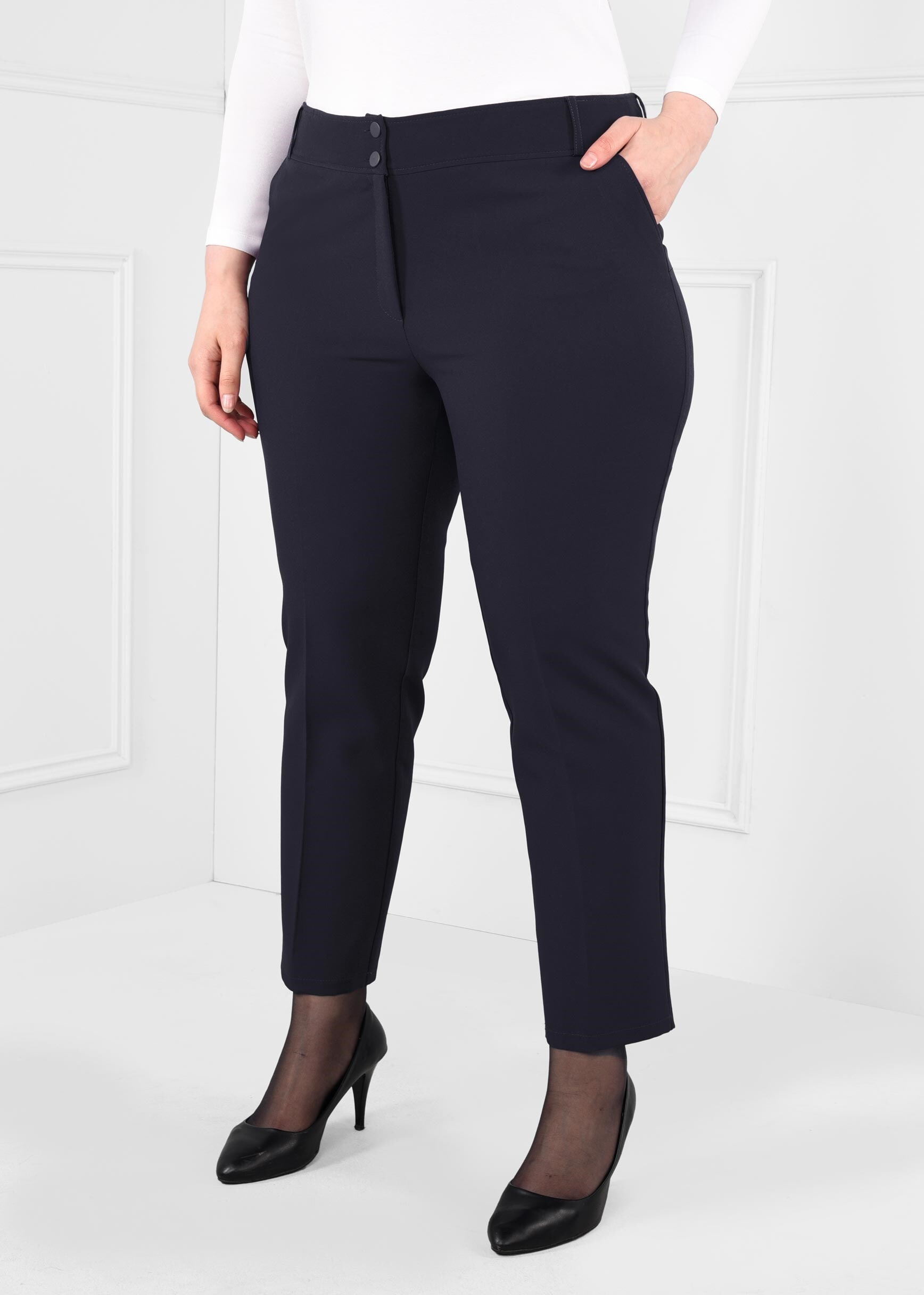 Tesettür giyim LACİVERT 7176 43865 PANTOLON 44/52 TEK42