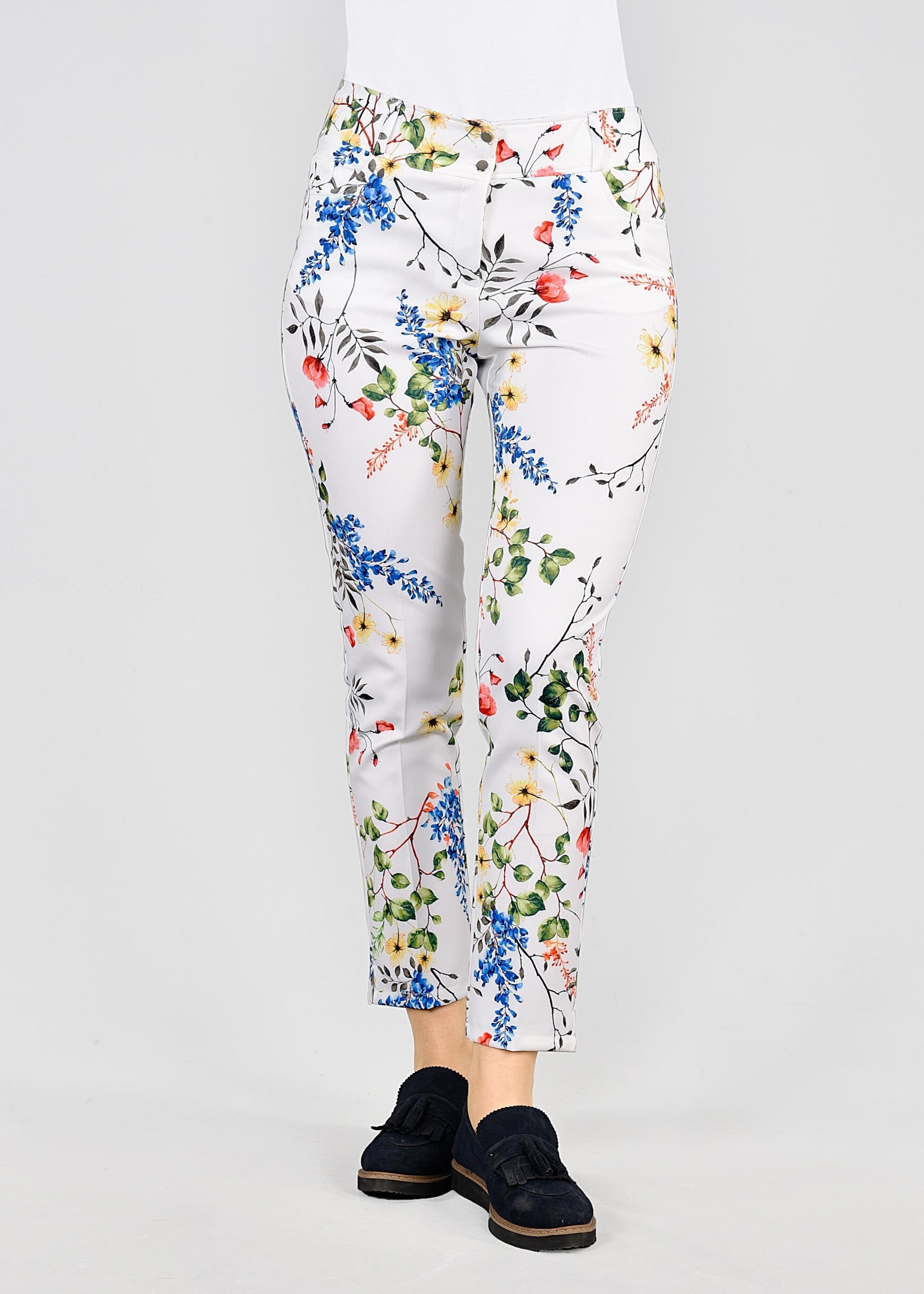 Tesettür giyim BEYAZ 7180 VALENTO 11885 PANTOLON 38/44