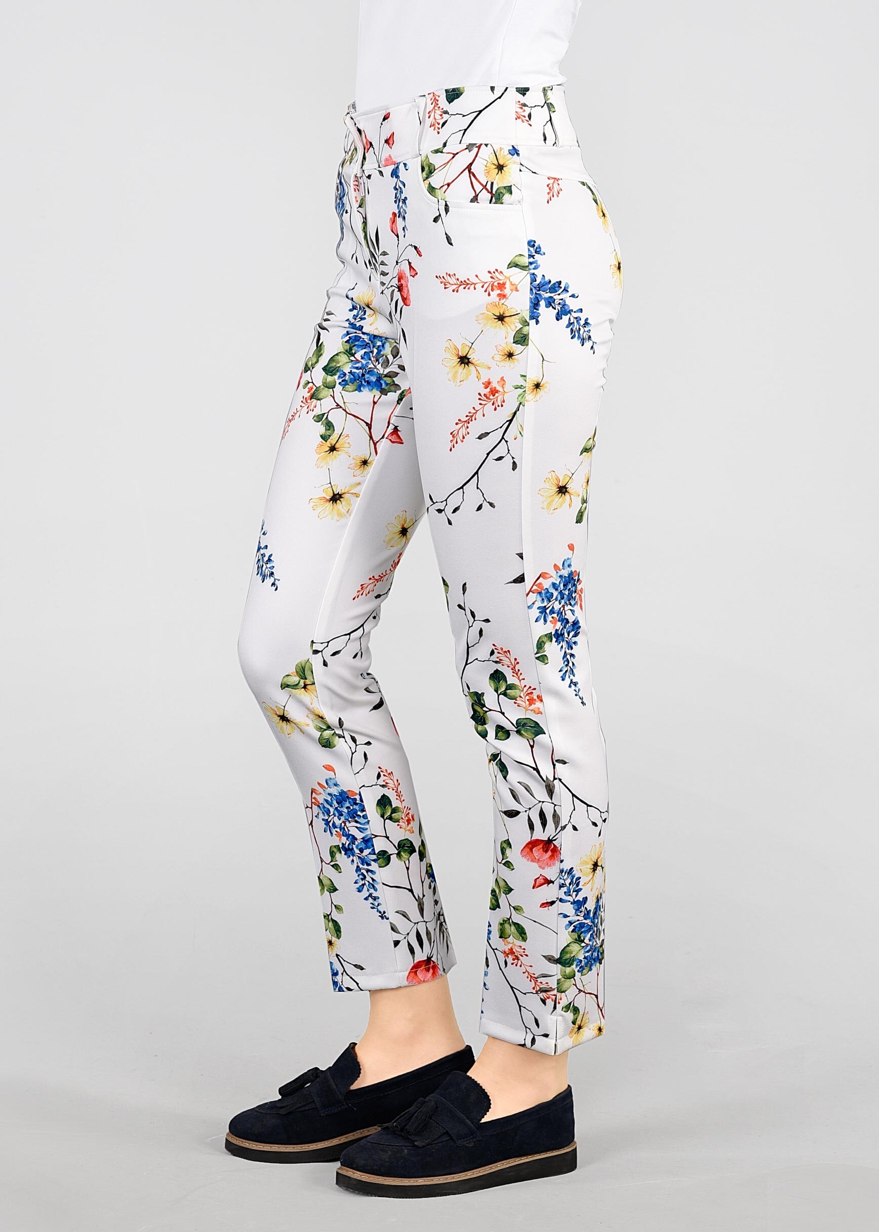 Tesettür giyim BEYAZ 7180 VALENTO 11885 PANTOLON 38/44