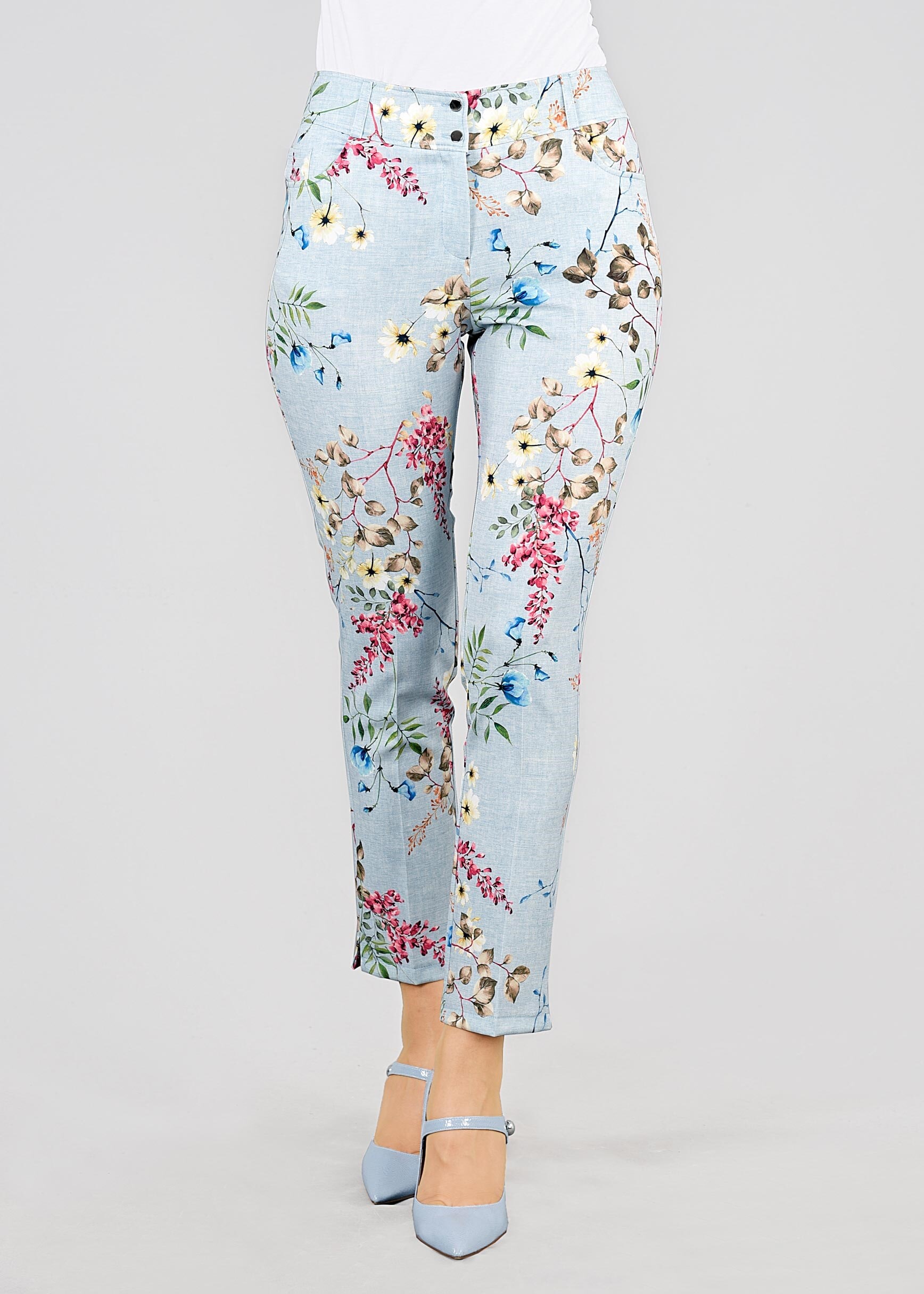 Tesettür giyim MAVİ 7180 VALENTO 11885 PANTOLON 38/44