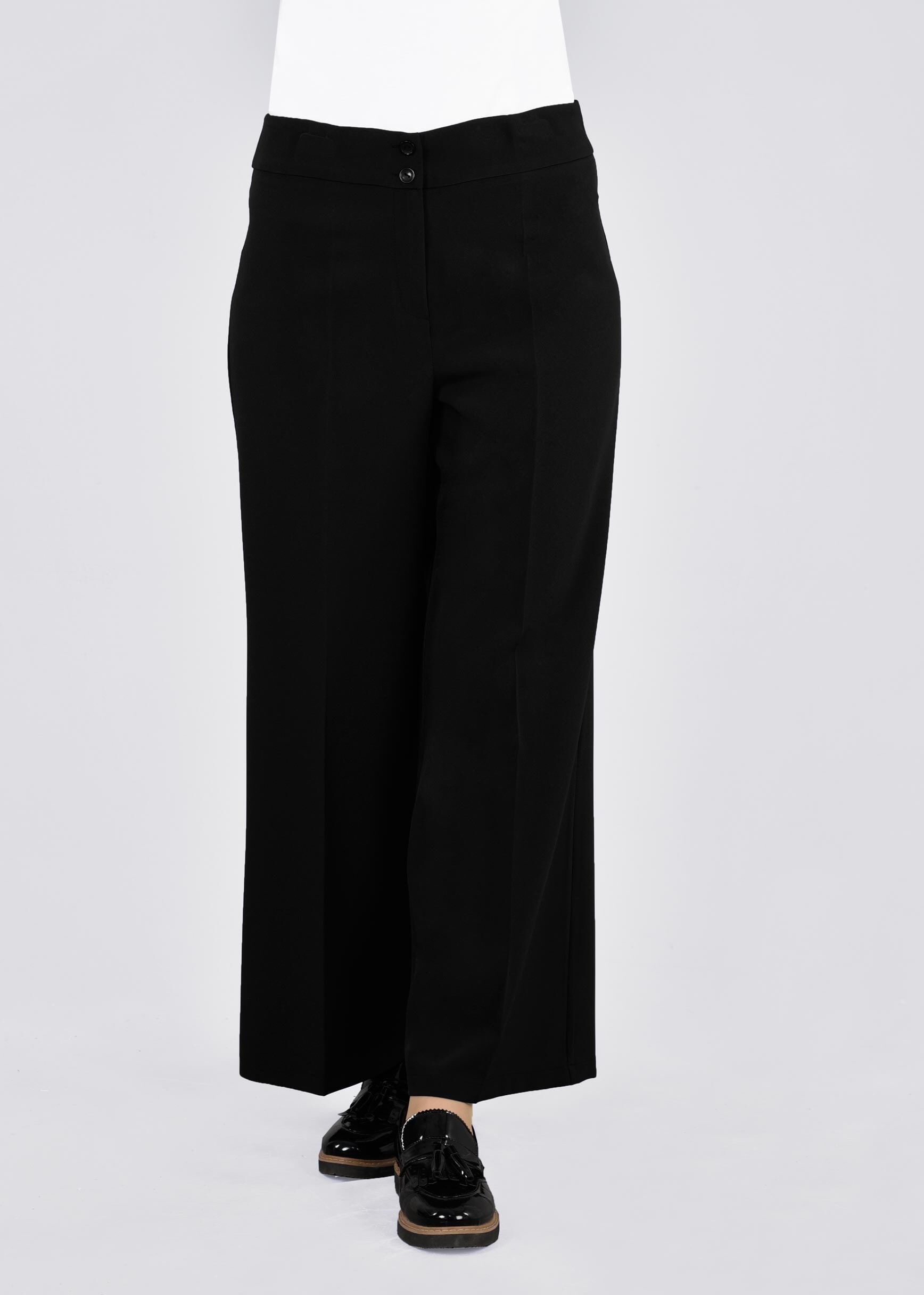 Tesettür giyim SİYAH 7181 7537 PANTOLON 38/46