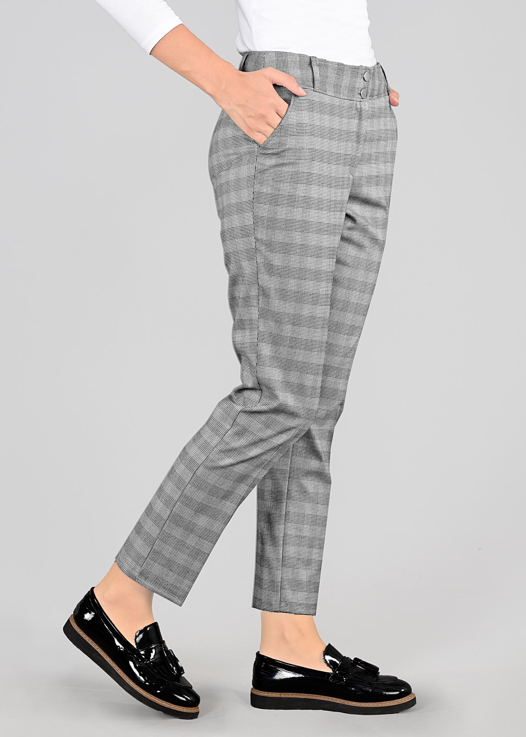 Tesettür giyim SİYAH 7182 ROZENDA PANTOLON 40/46 TEK38