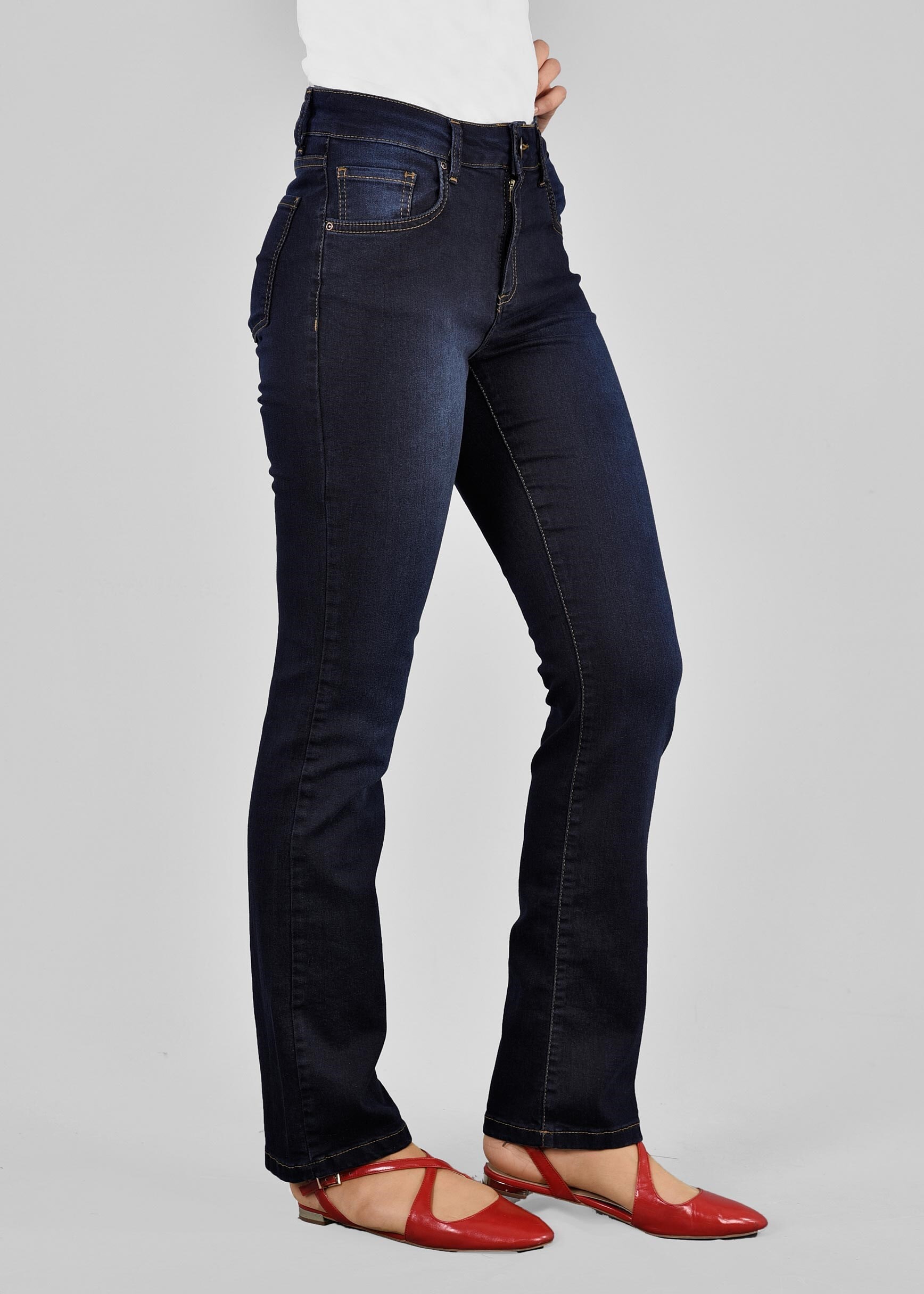 Tesettür giyim LACİVERT 7195 YOULA DENİM PANTOLON 40/50 TEK42