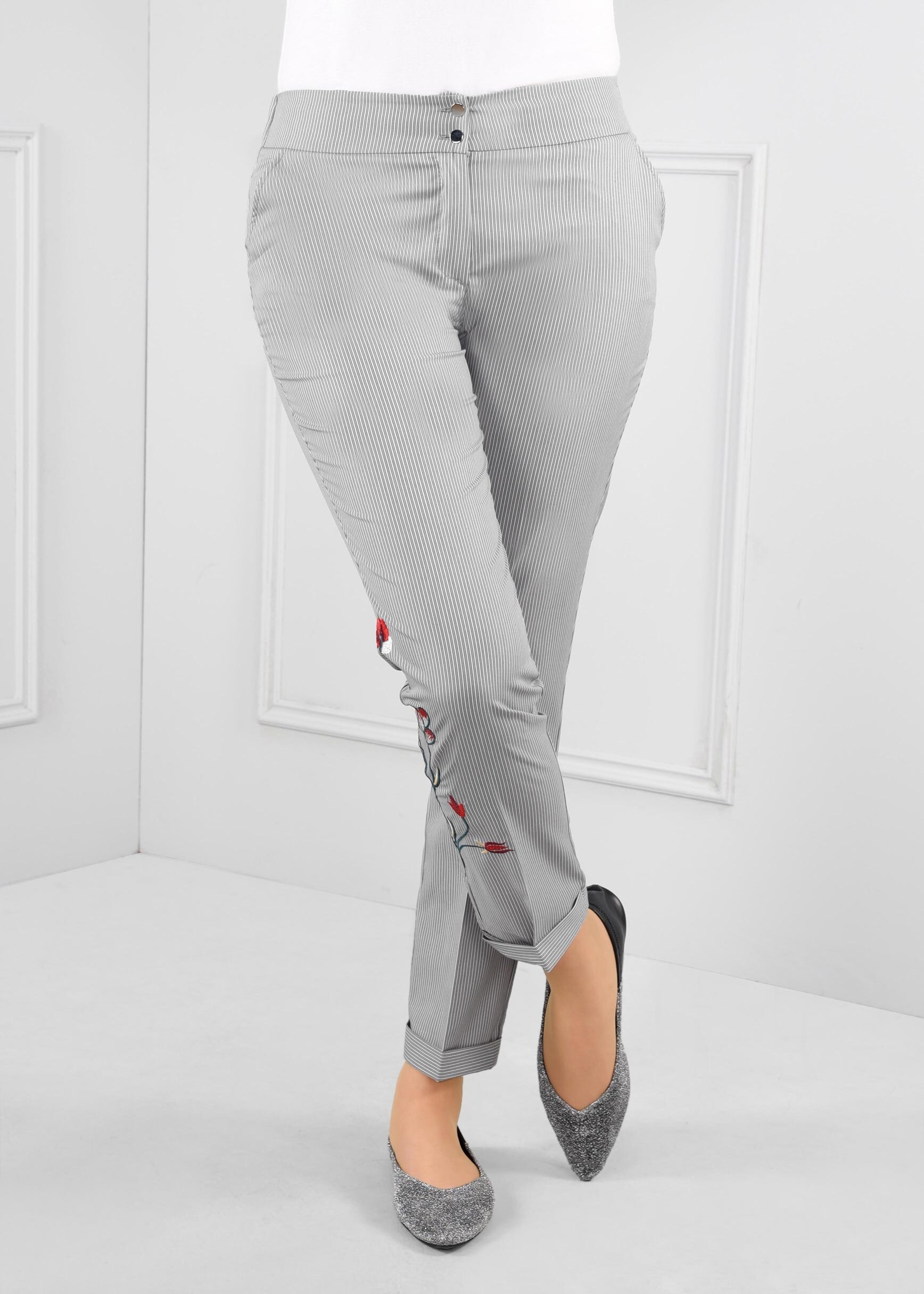 Tesettür giyim GRİ 7202 BEGONYA 11161 PANTOLON 38/44 TEK36