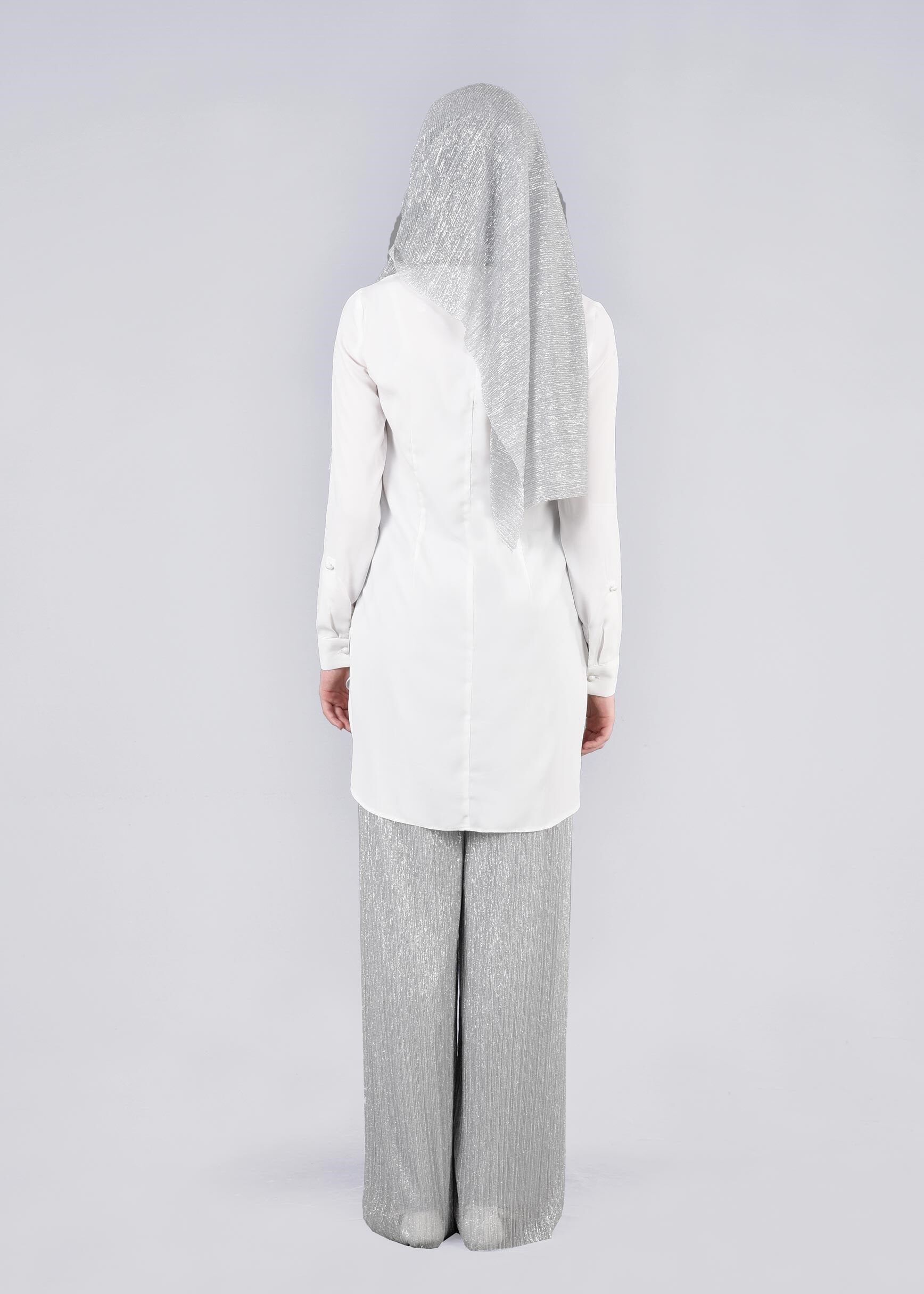 Tesettür giyim GÜMÜŞ 7205 NEW CHRİSTİNE PANTOLON 38/46