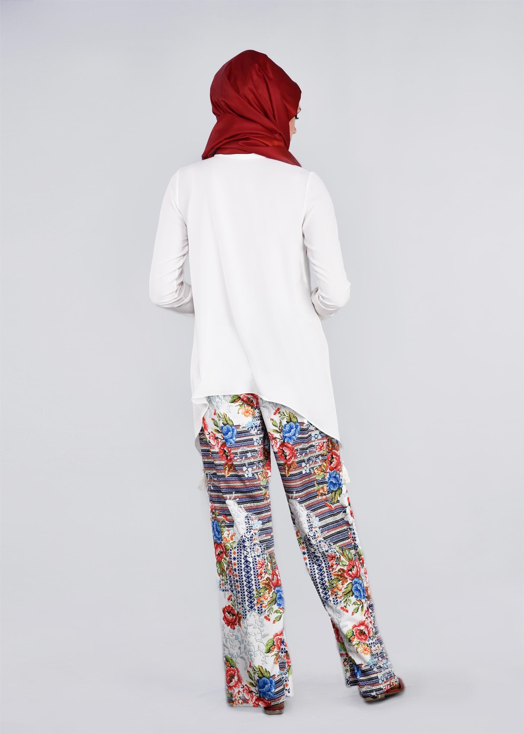 Tesettür giyim BEJ 7209 SONYA 10406 PANTOLON 38/44 TEK36