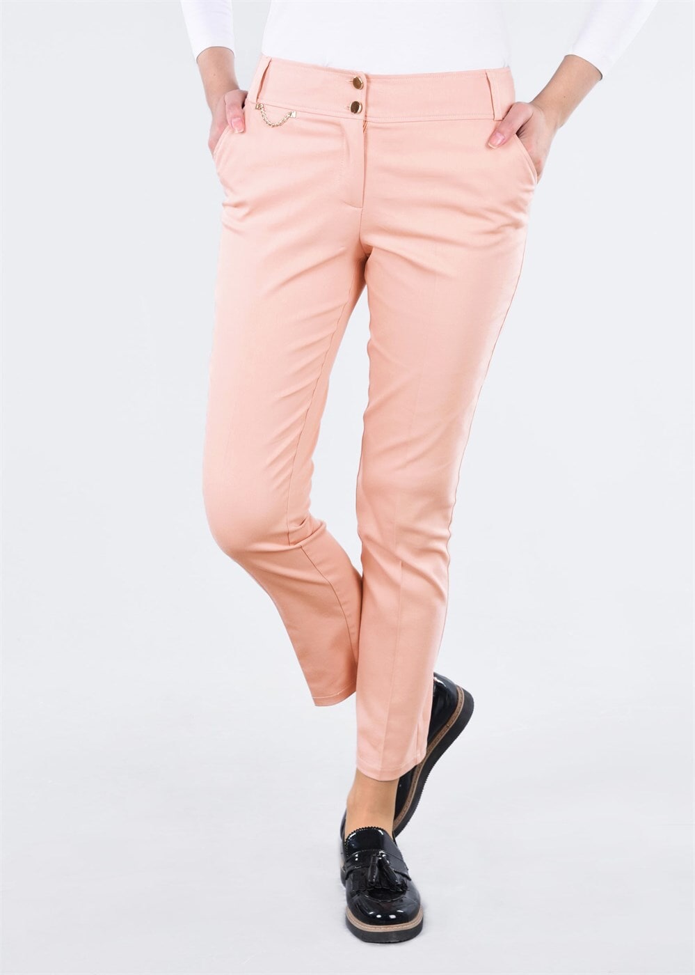 Tesettür giyim PUDRA 7129-2 WEB 17374 PANTOLON 38/46 TEK36