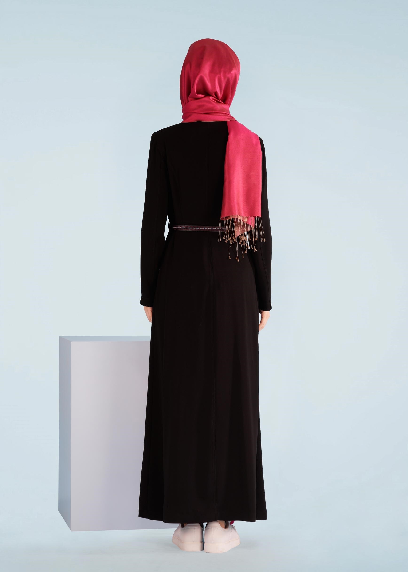 Tesettür giyim SİYAH 1012 VİRONA PARDESÜ 38/46 TEK42