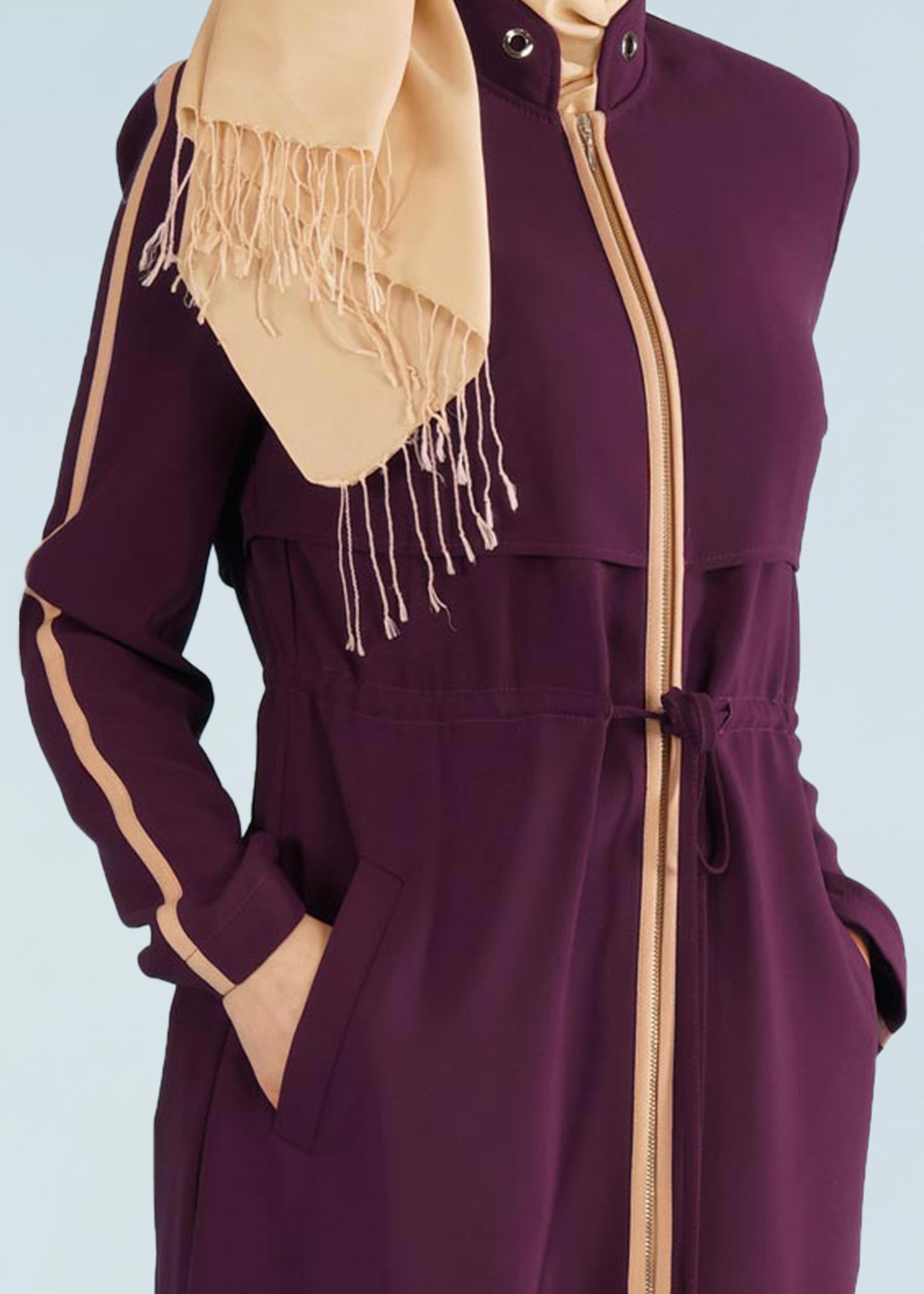 Tesettür giyim MÜRDÜM 1013 ELVAN 3731 PARDESÜ 38/46