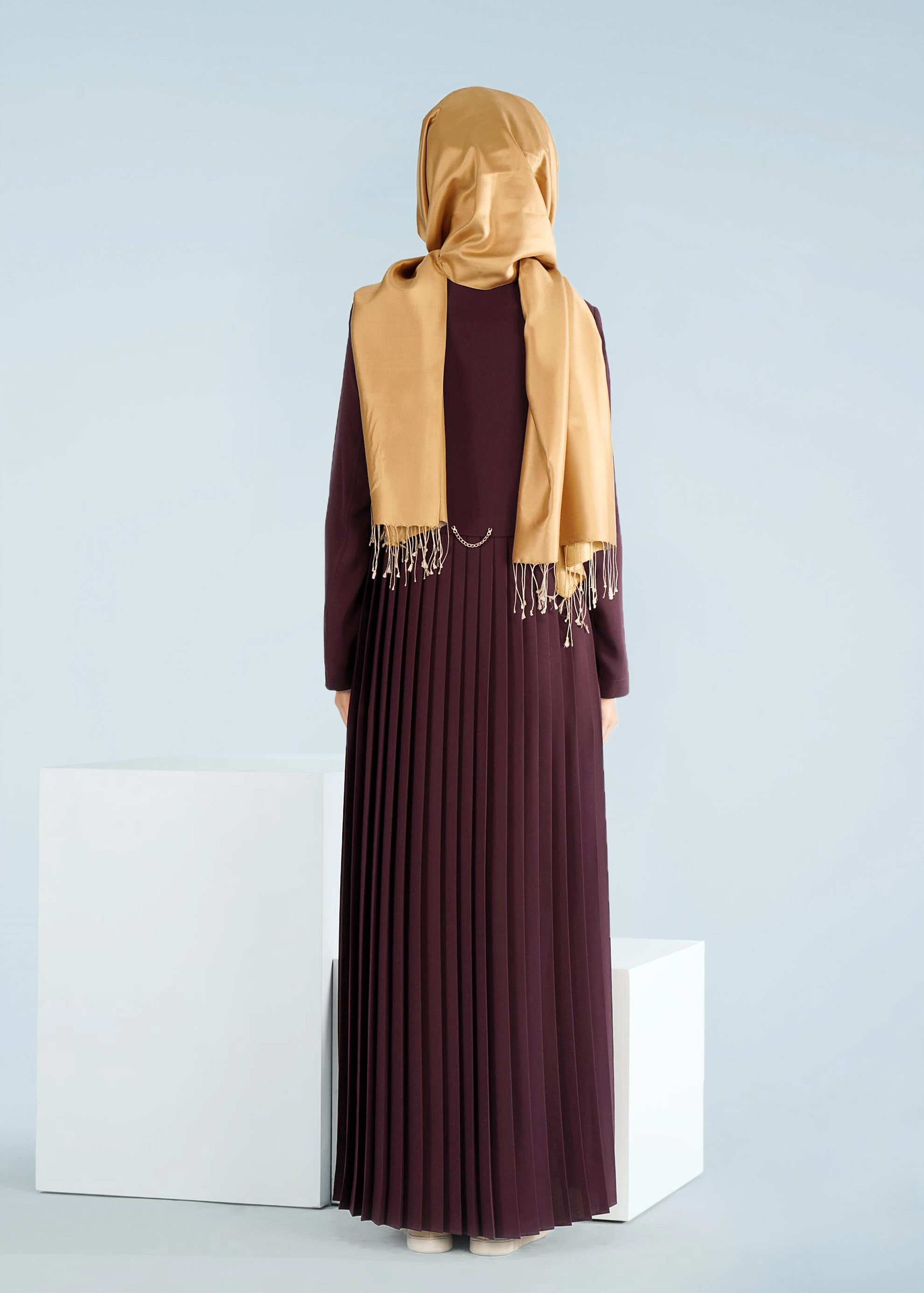 Tesettür giyim MÜRDÜM 1023 GİNO PARDESÜ 38/46 TEK40-42