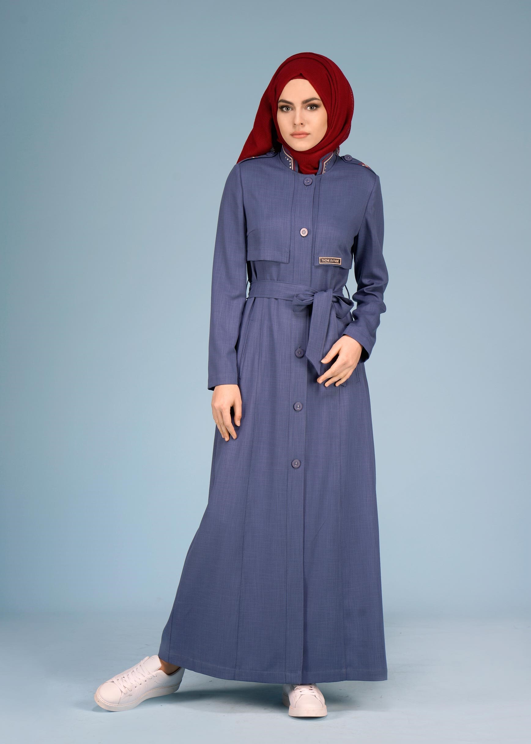 Tesettür giyim LACİVERT 1024 SHOGUN PARDESÜ 40/46 TEK38