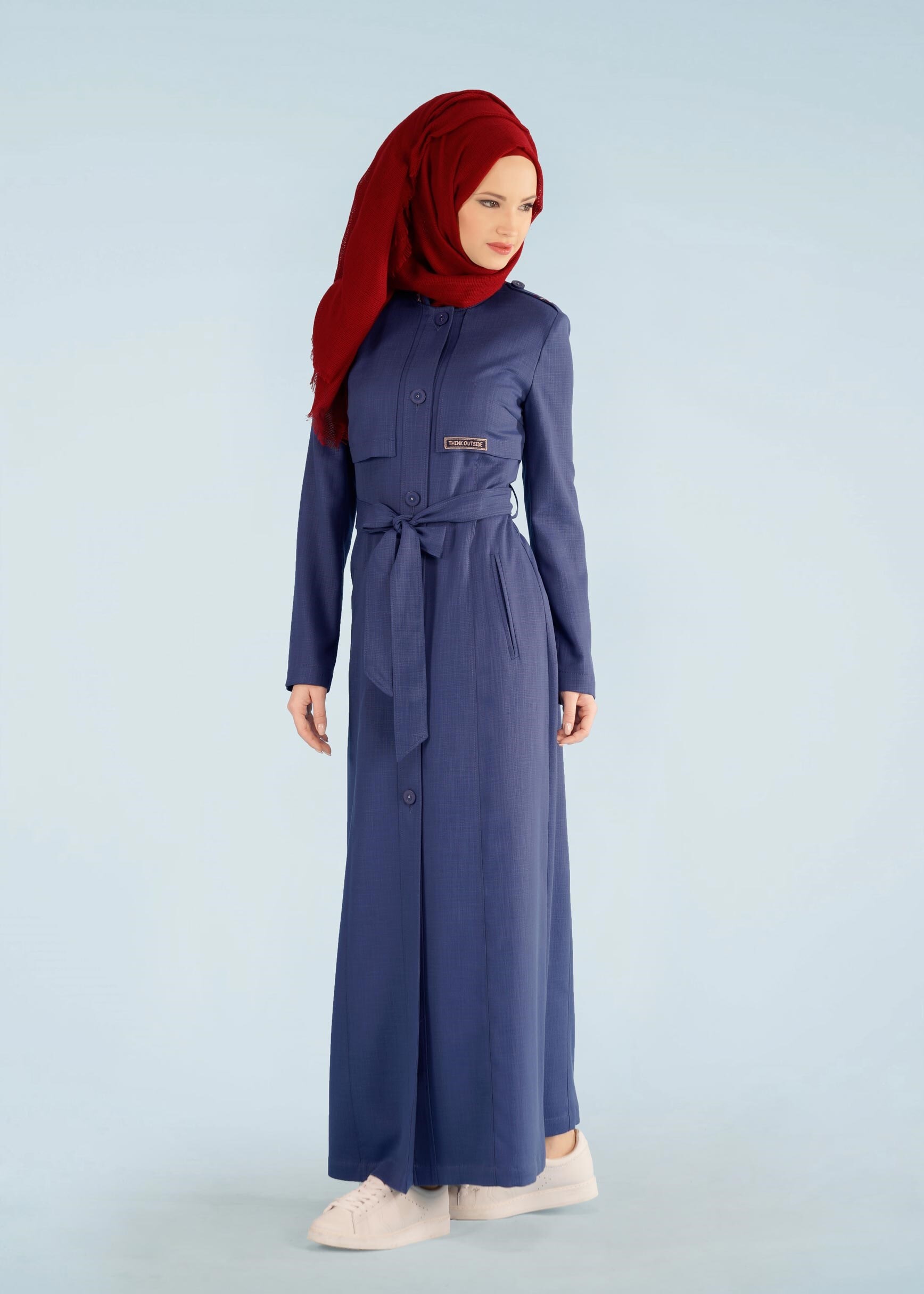 Tesettür giyim LACİVERT 1024 SHOGUN PARDESÜ 40/46 TEK38