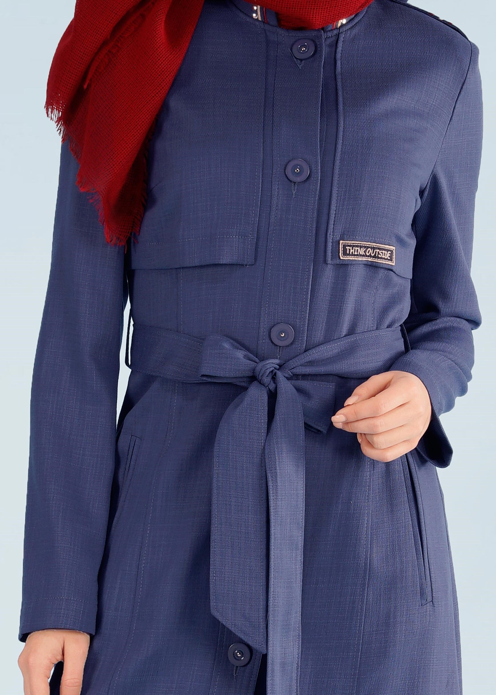 Tesettür giyim LACİVERT 1024 SHOGUN PARDESÜ 40/46 TEK38