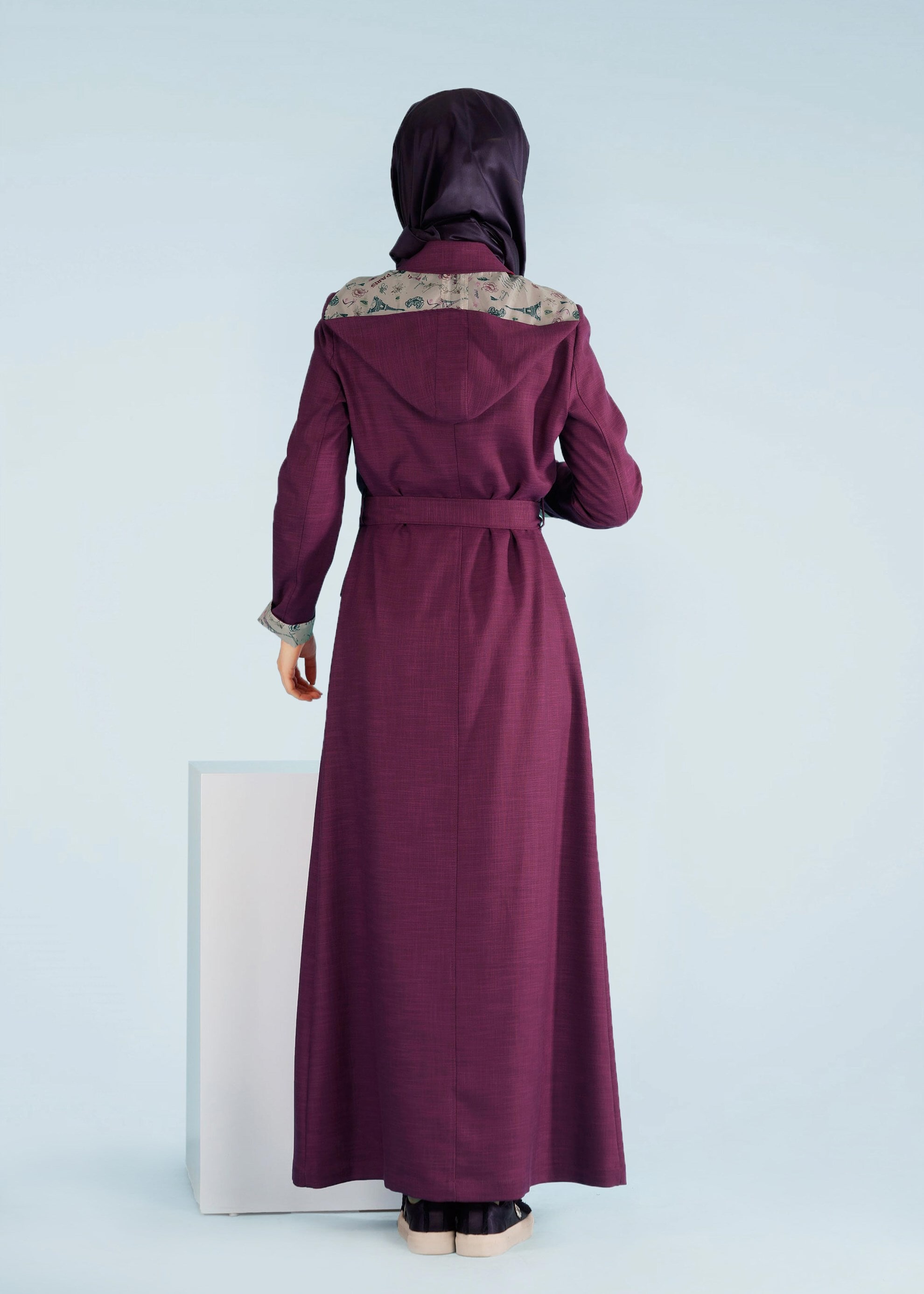 Tesettür giyim MOR 1029 NEW SHİNE PARDESÜ 40/48 TEK38