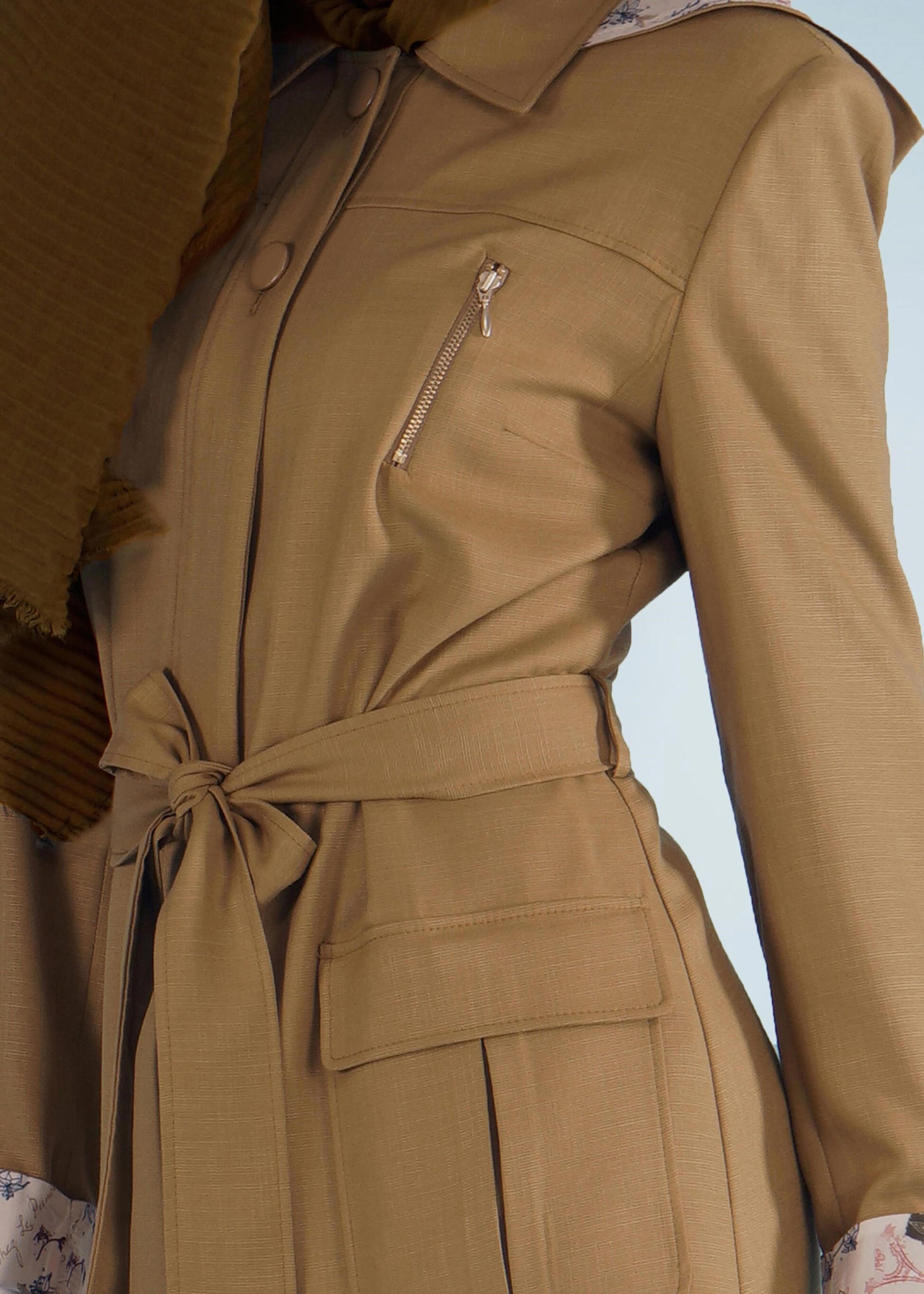 Tesettür giyim YEŞİL 1029 NEW SHİNE PARDESÜ 40/48 TEK38