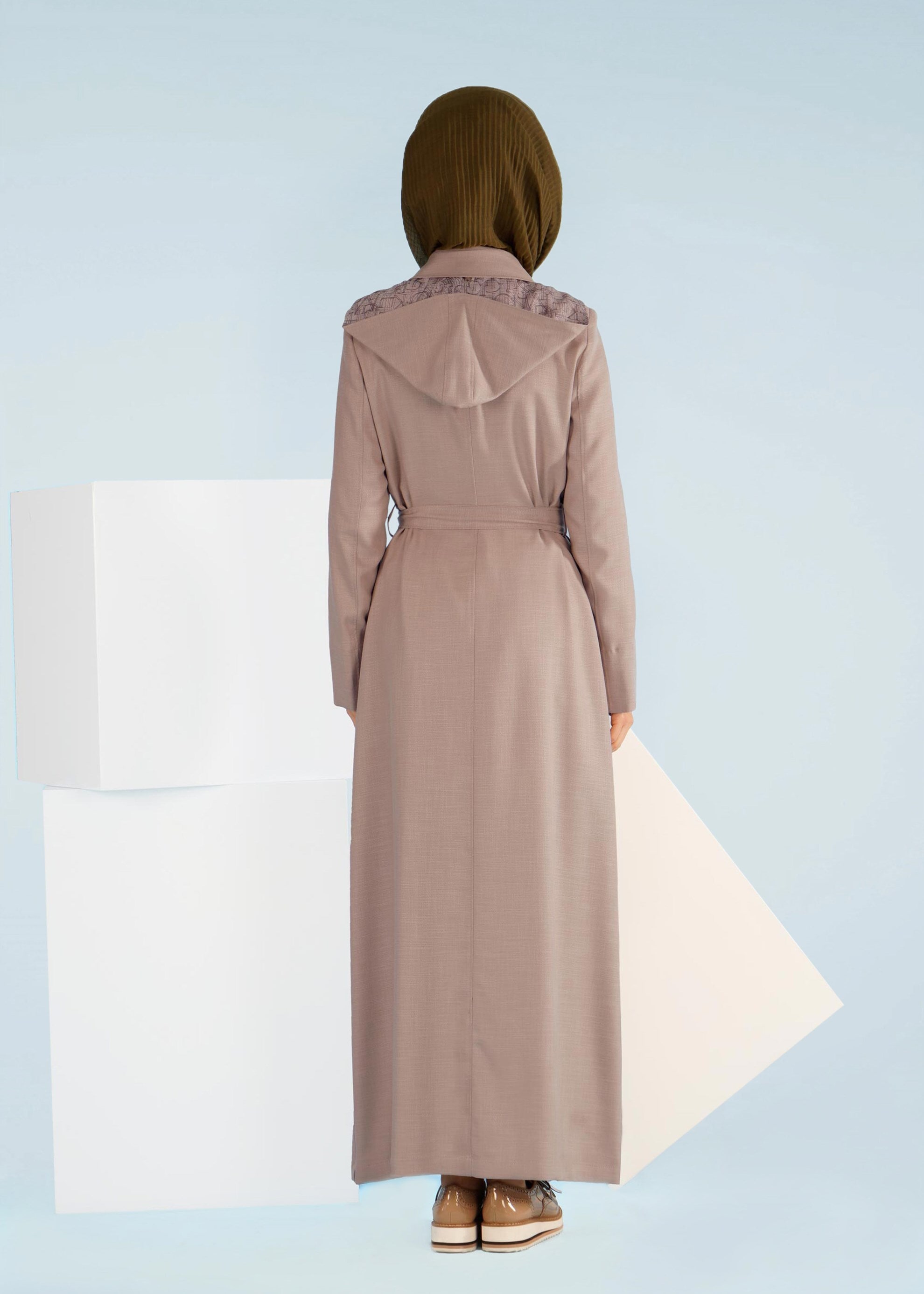 Tesettür giyim BEJ 1030 SHERRY PARDESÜ 40/48 TEK38