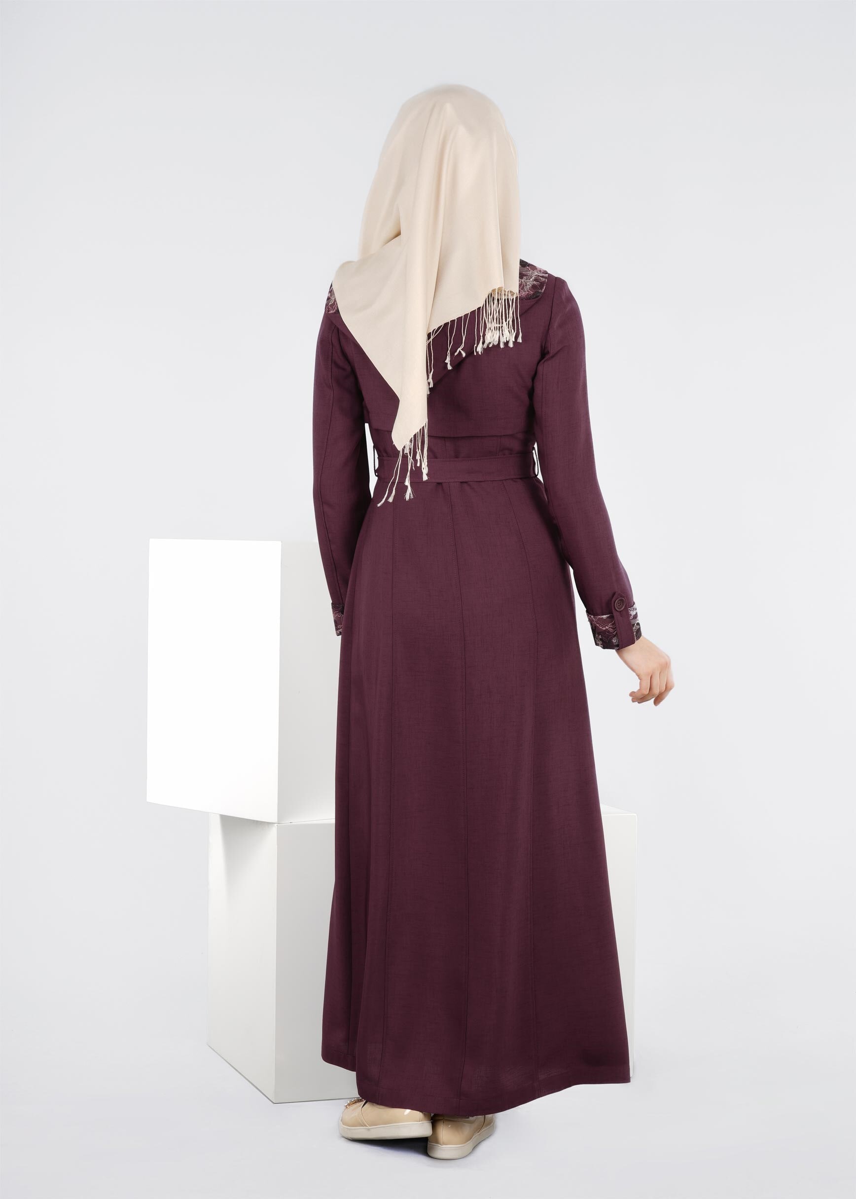 Tesettür giyim MÜRDÜM 1033 YOGA PARDESÜ 36/44